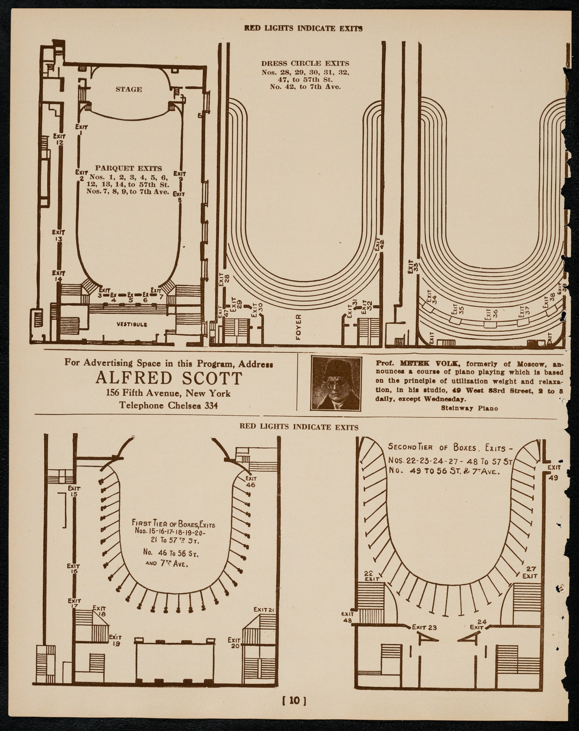 New York Philharmonic, March 3, 1922, program page 8
