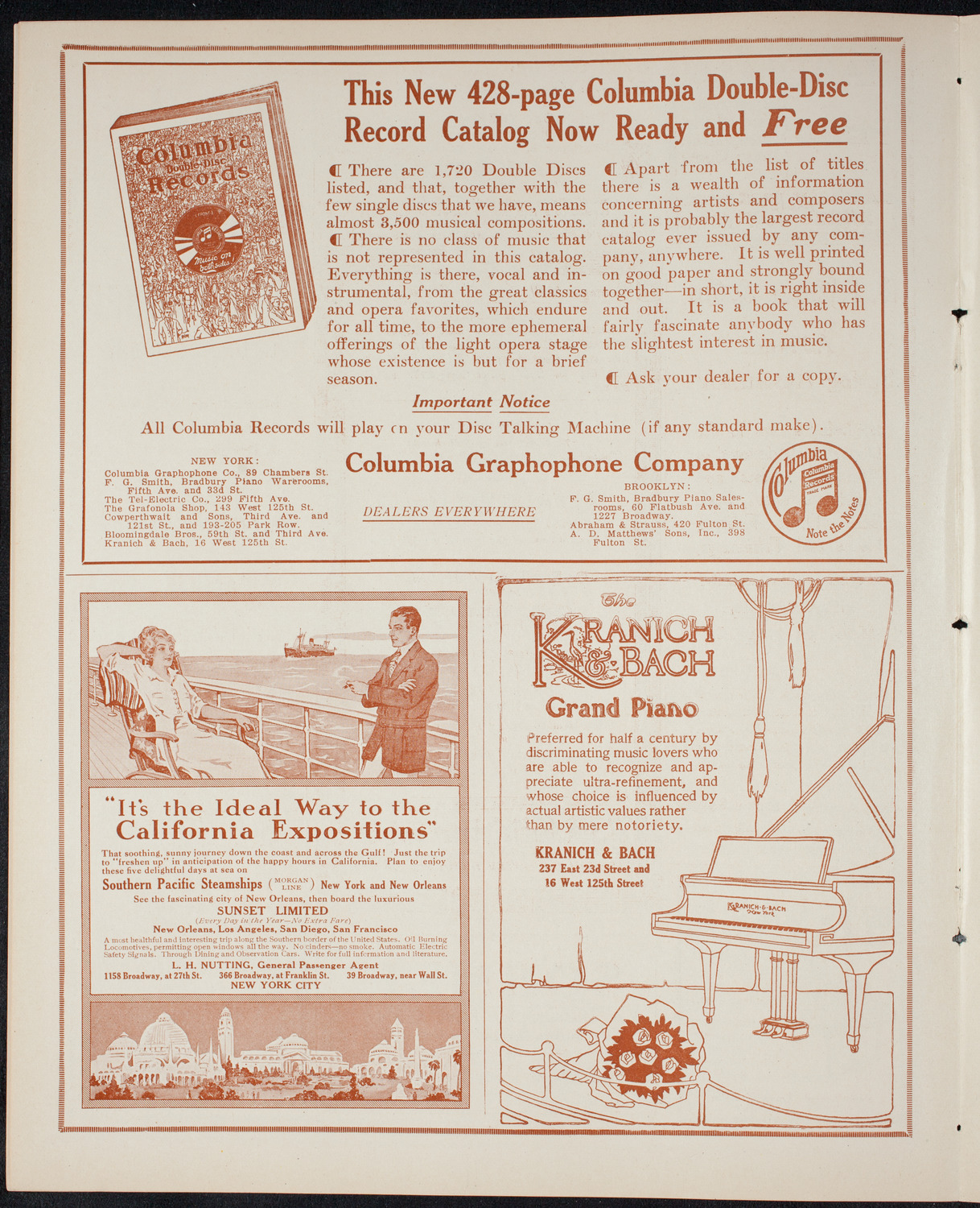 Debate: The War and What Caused It, March 9, 1915, program page 6