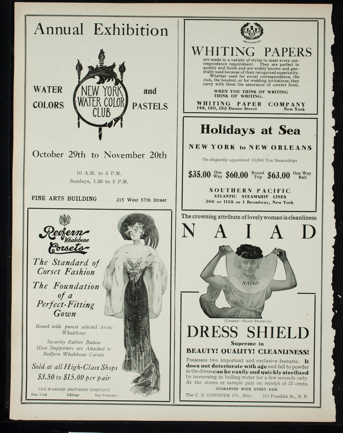 People's Symphony Concert, November 6, 1910, program page 2