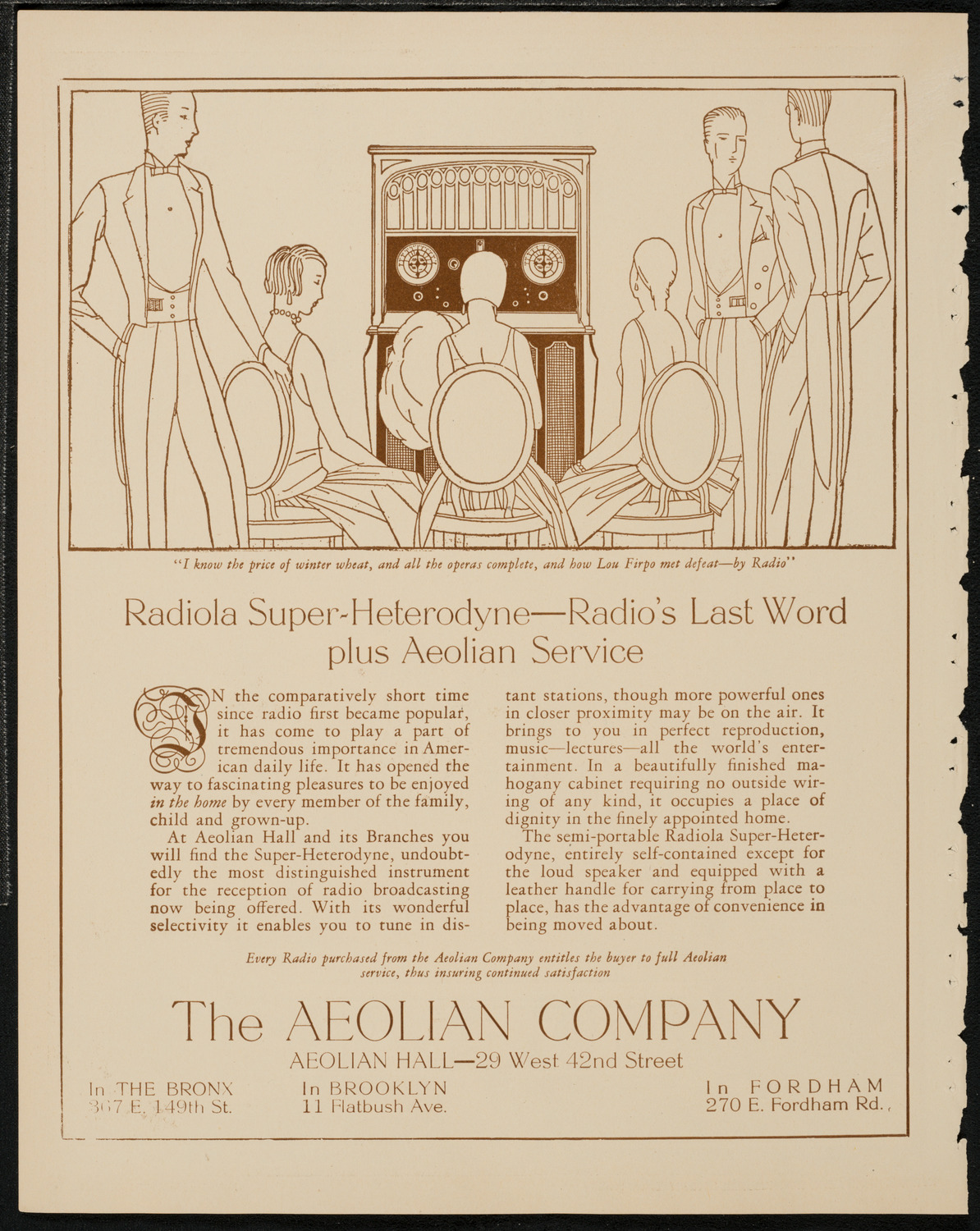 New York Banks' Glee Club, April 15, 1925, program page 2