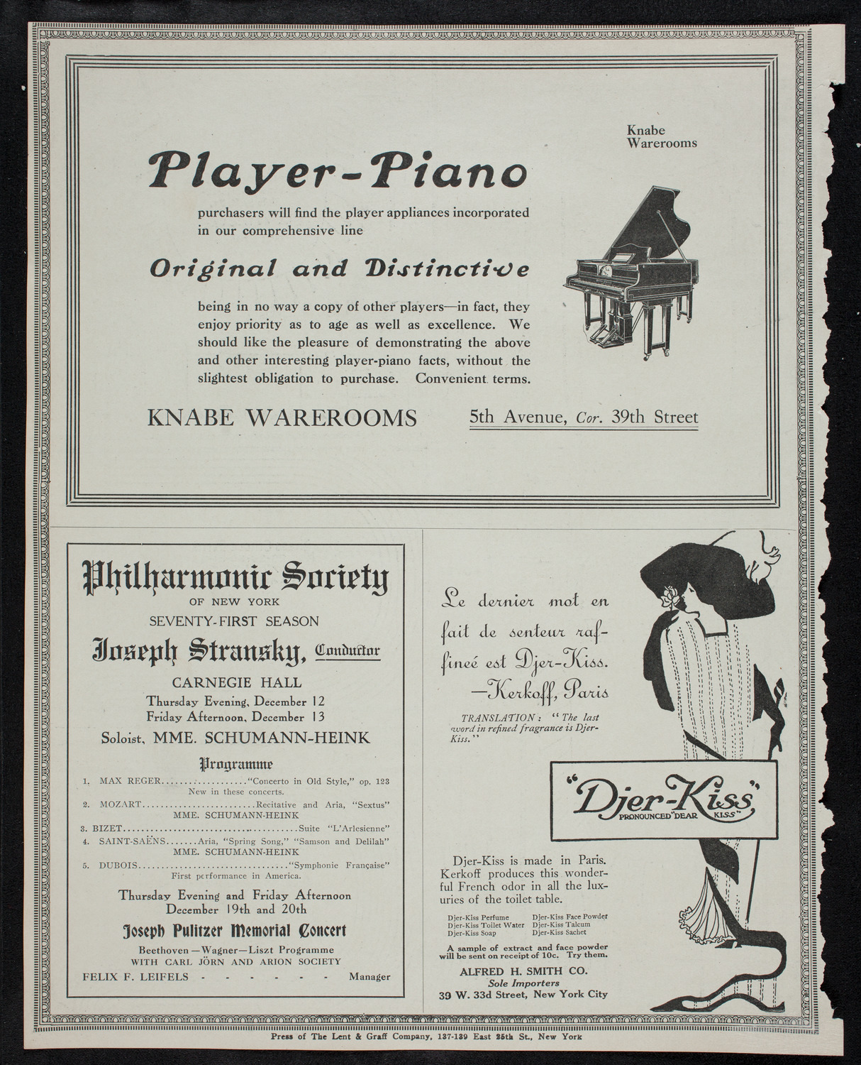 Newman Traveltalks: Switzerland, December 1, 1912, program page 12