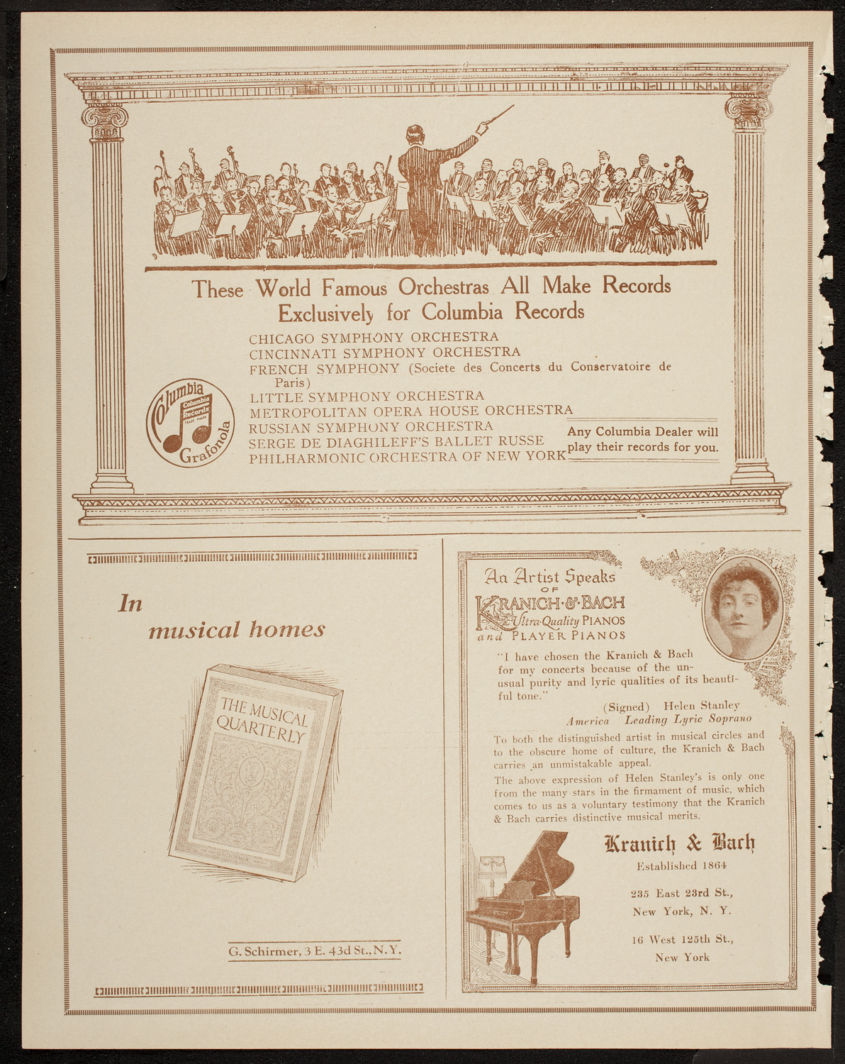 Schola Cantorum of New York, March 24, 1920, program page 6