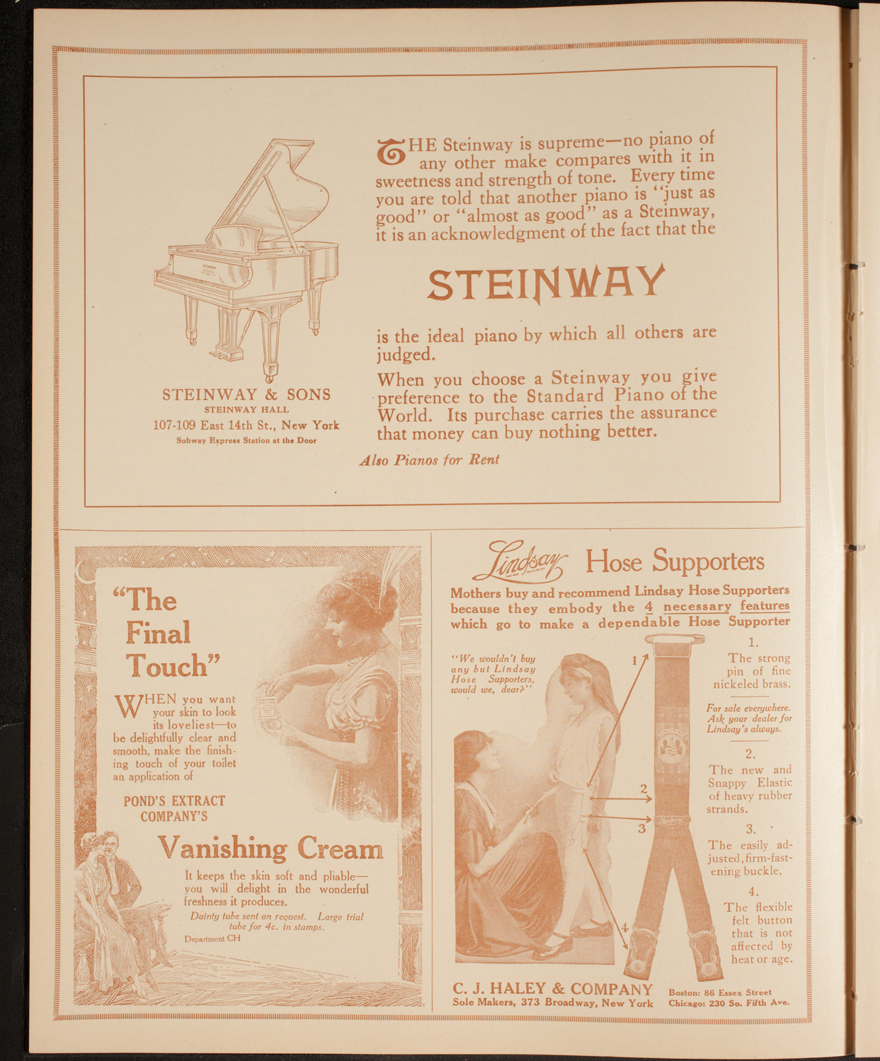 Boston Symphony Orchestra, December 3, 1914, program page 4