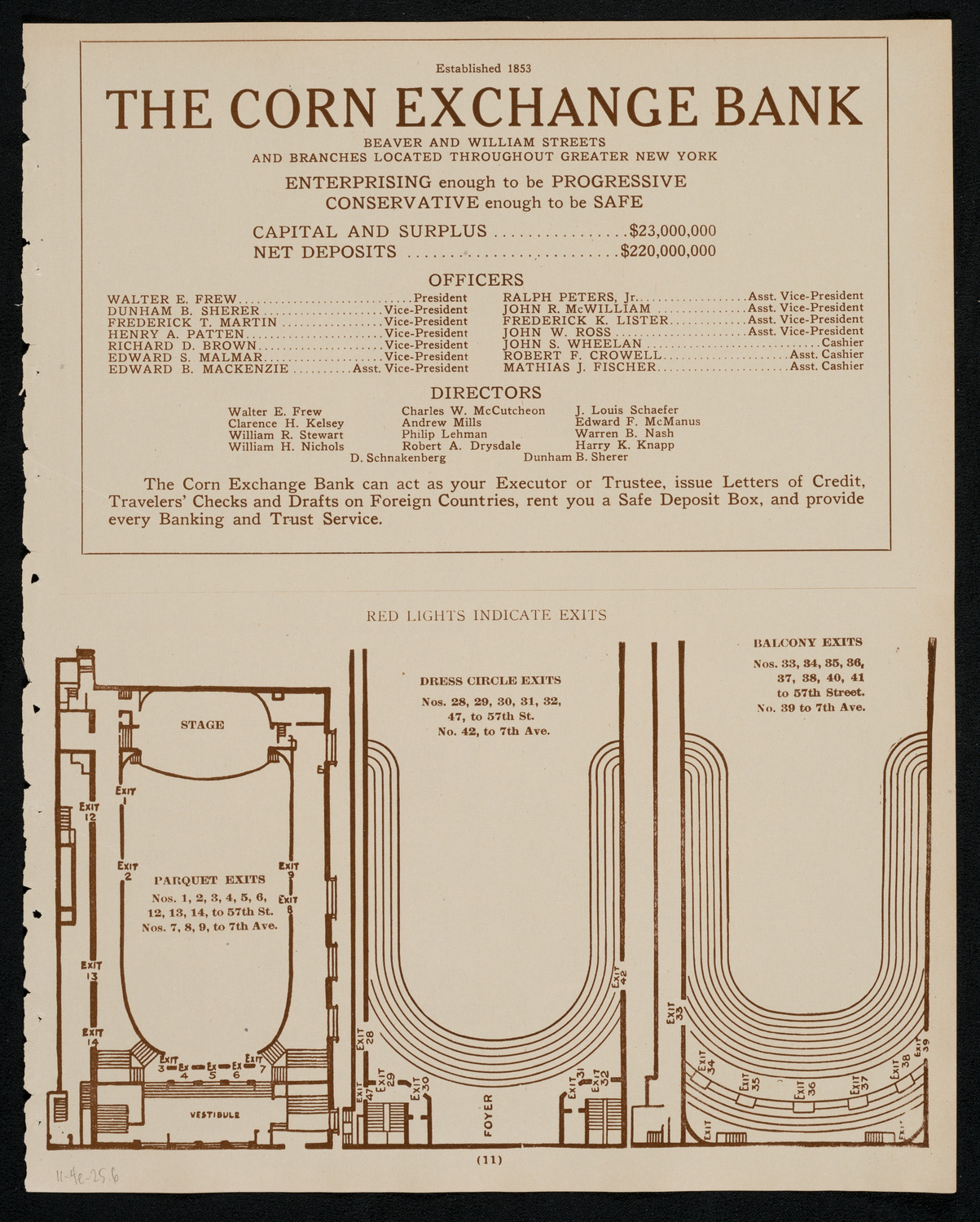 State Symphony Orchestra of New York, November 4, 1925, program page 11