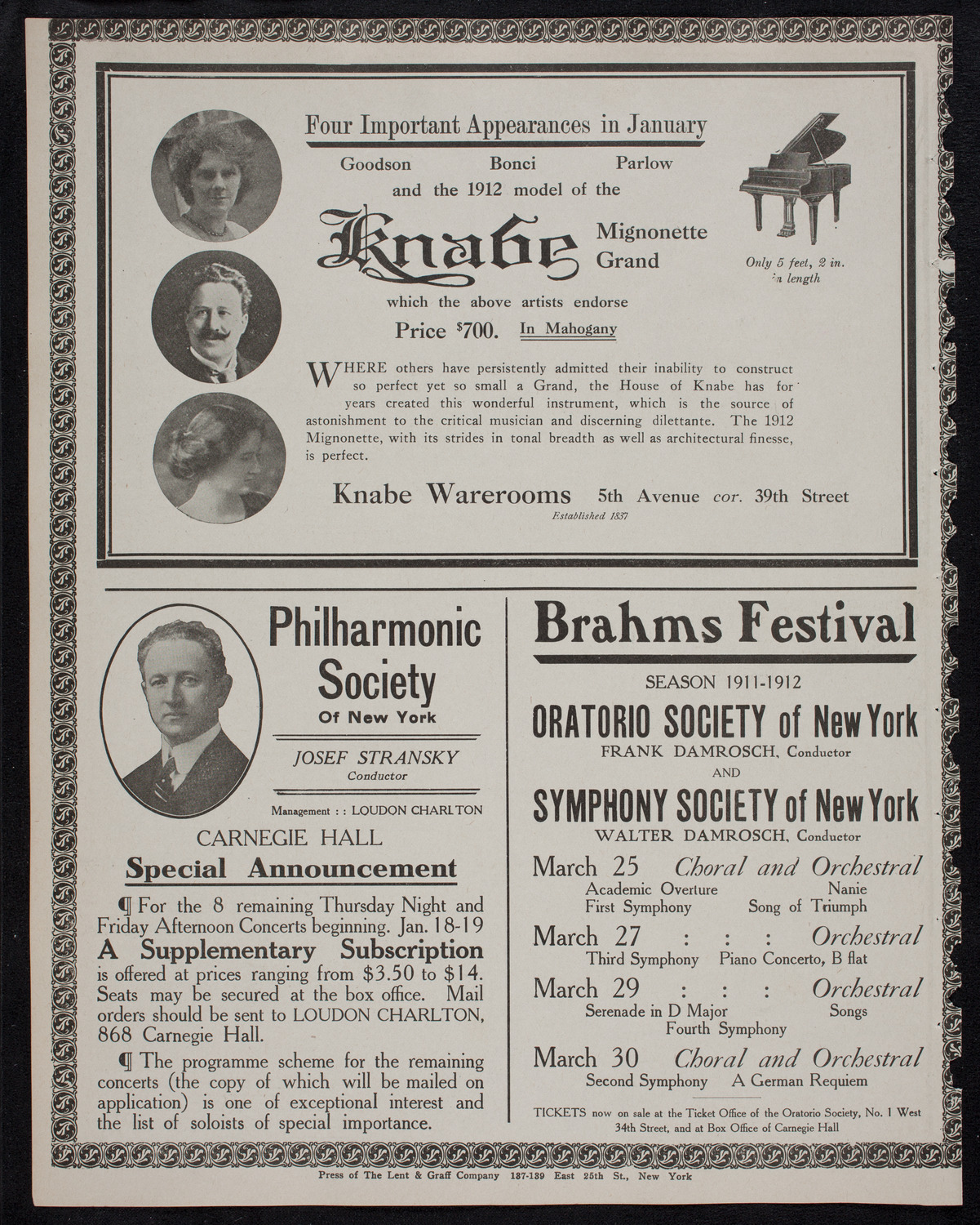 Burton Holmes Travelogue: Spain and Portugal, January 15, 1912, program page 12