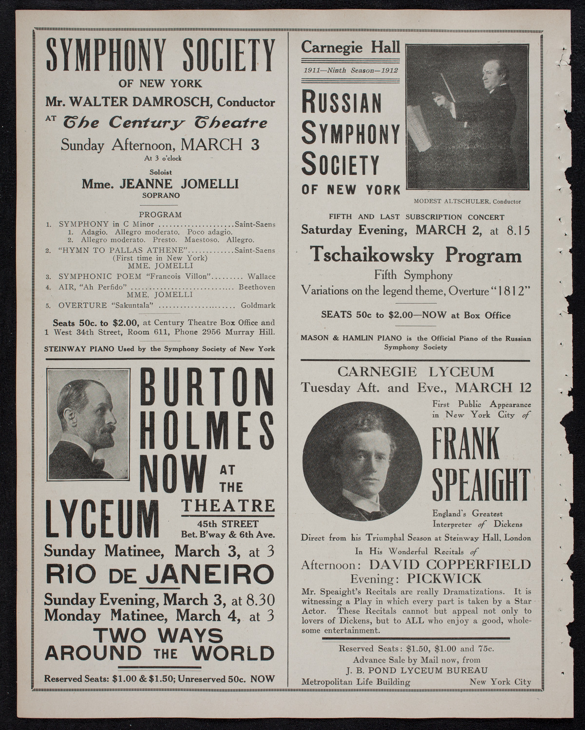 Symphony Concert for Young People: Senior and Junior Orchestras of the Music School Settlement, March 2, 1912, program page 10