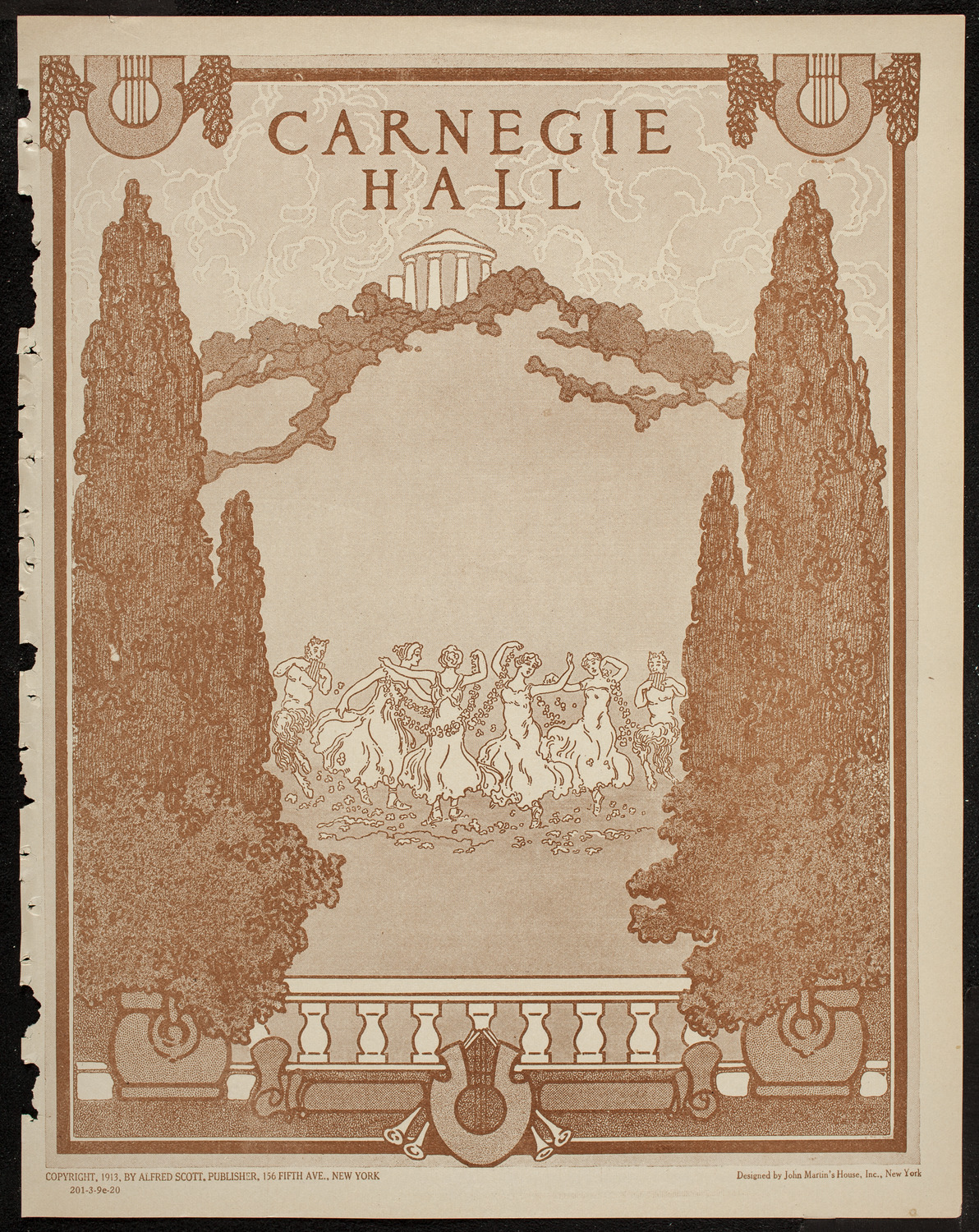 Philadelphia Orchestra, March 9, 1920, program page 1