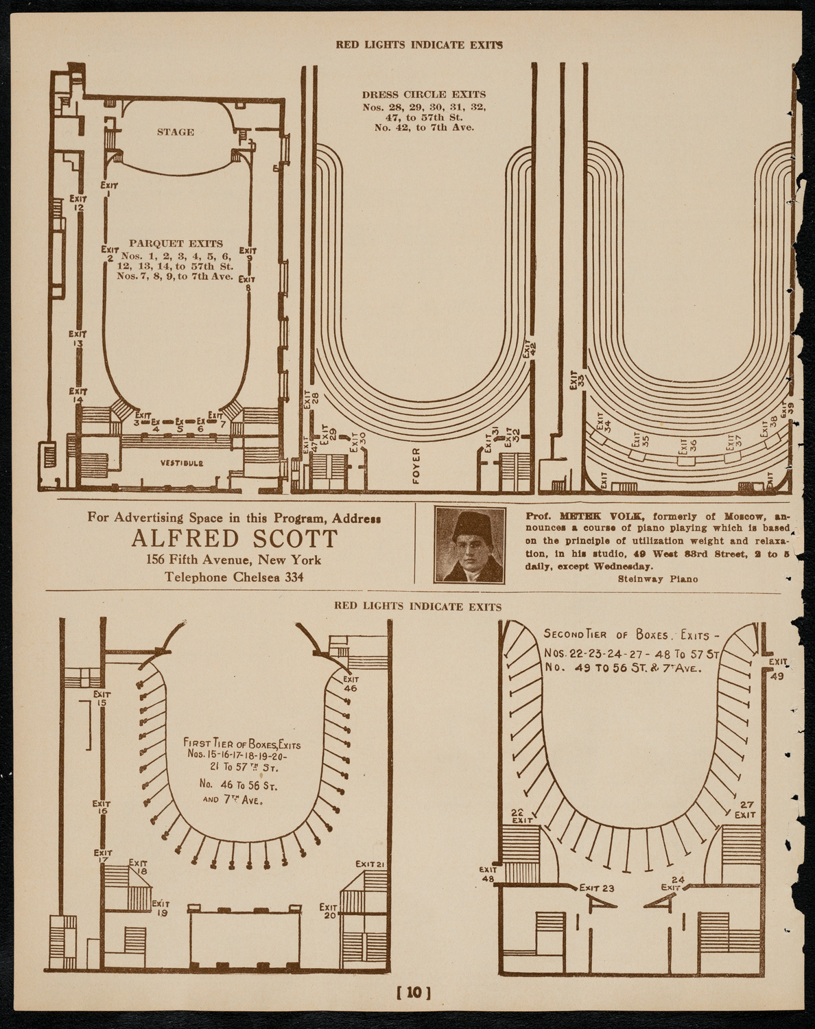 New York Philharmonic, February 26, 1922, program page 10