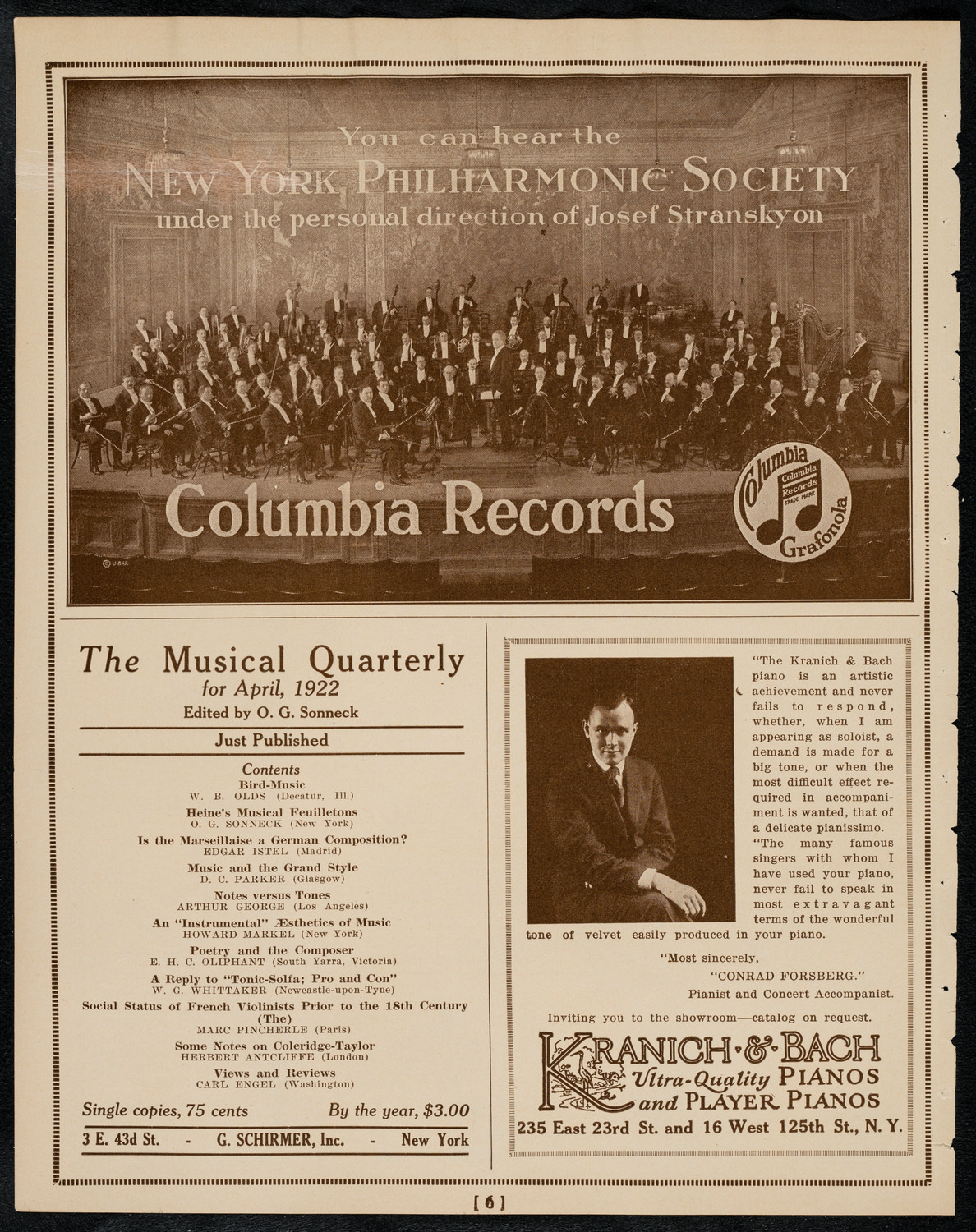 Vestoff-Serova School of Dancing, April 22, 1922, program page 6