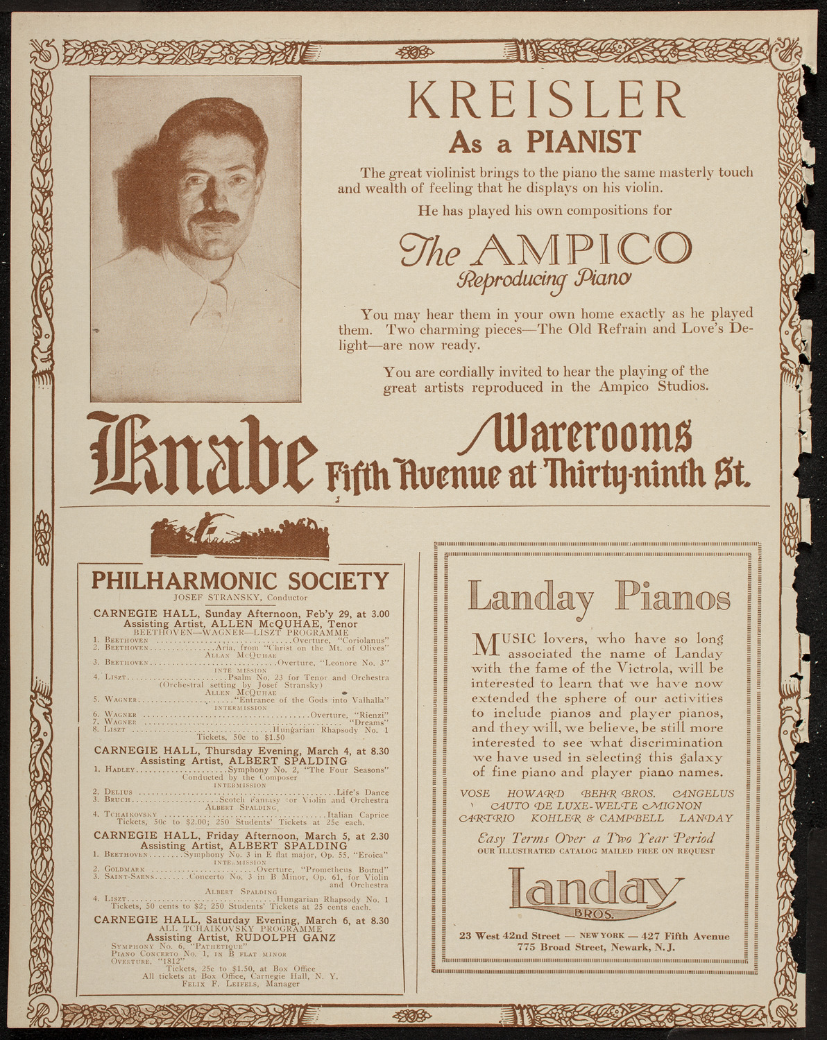 People's Liberty Chorus, February 27, 1920, program page 12