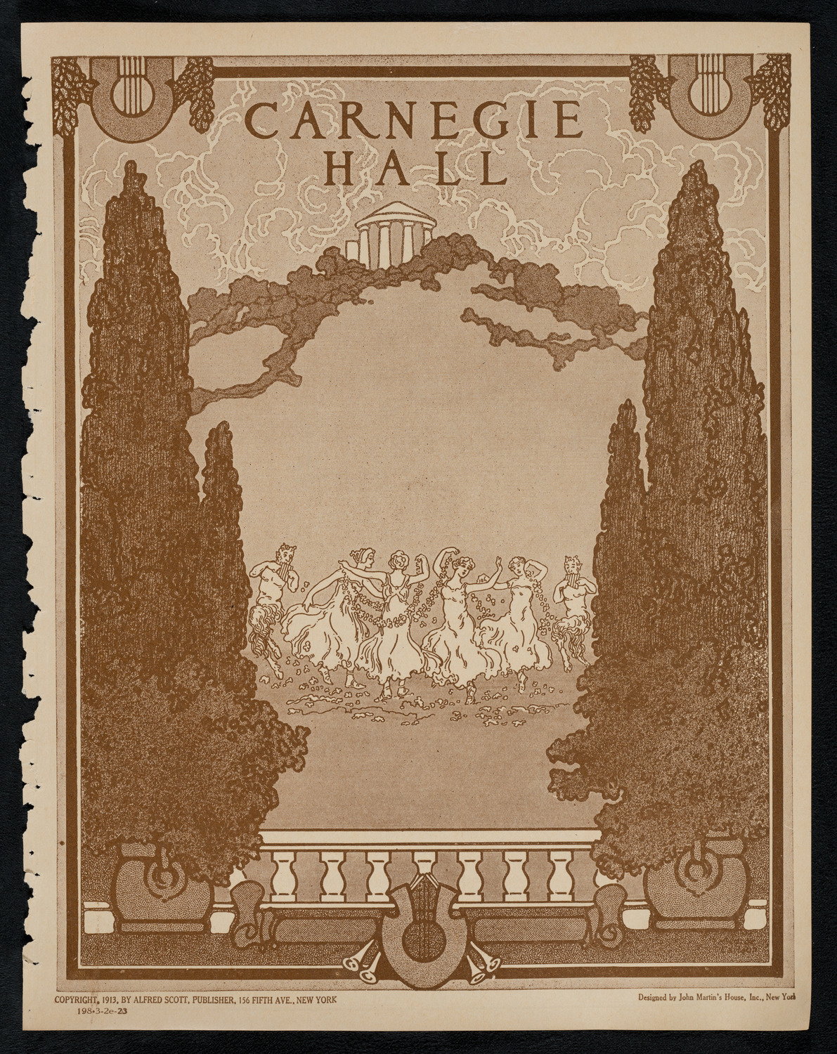 New York Symphony Orchestra, March 2, 1923, program page 1