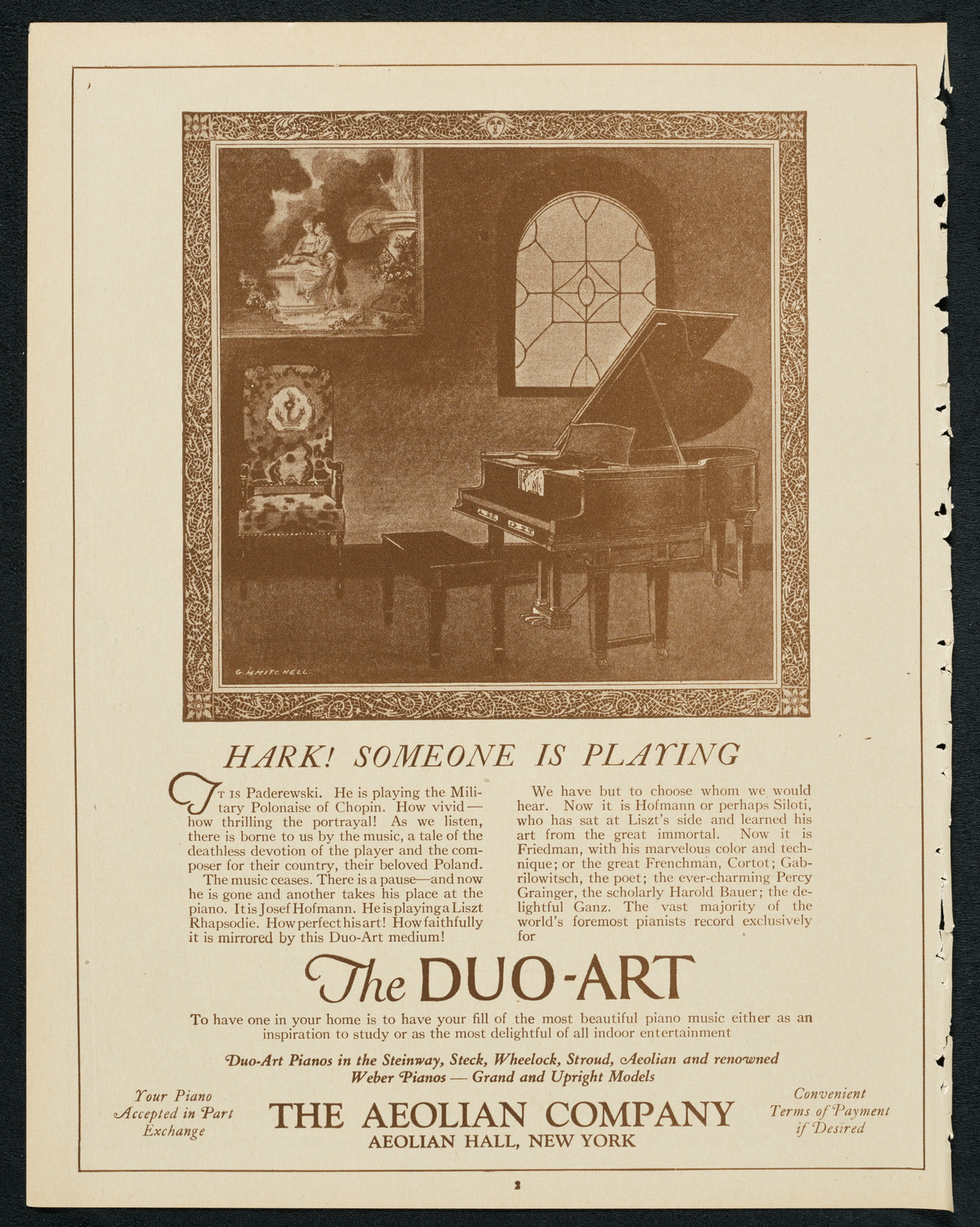 Philadelphia Orchestra, October 16, 1923, program page 2
