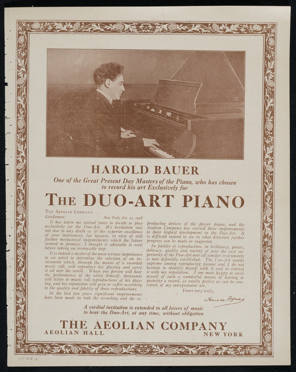 New York Banks' Glee Club, January 11, 1921, program page 11