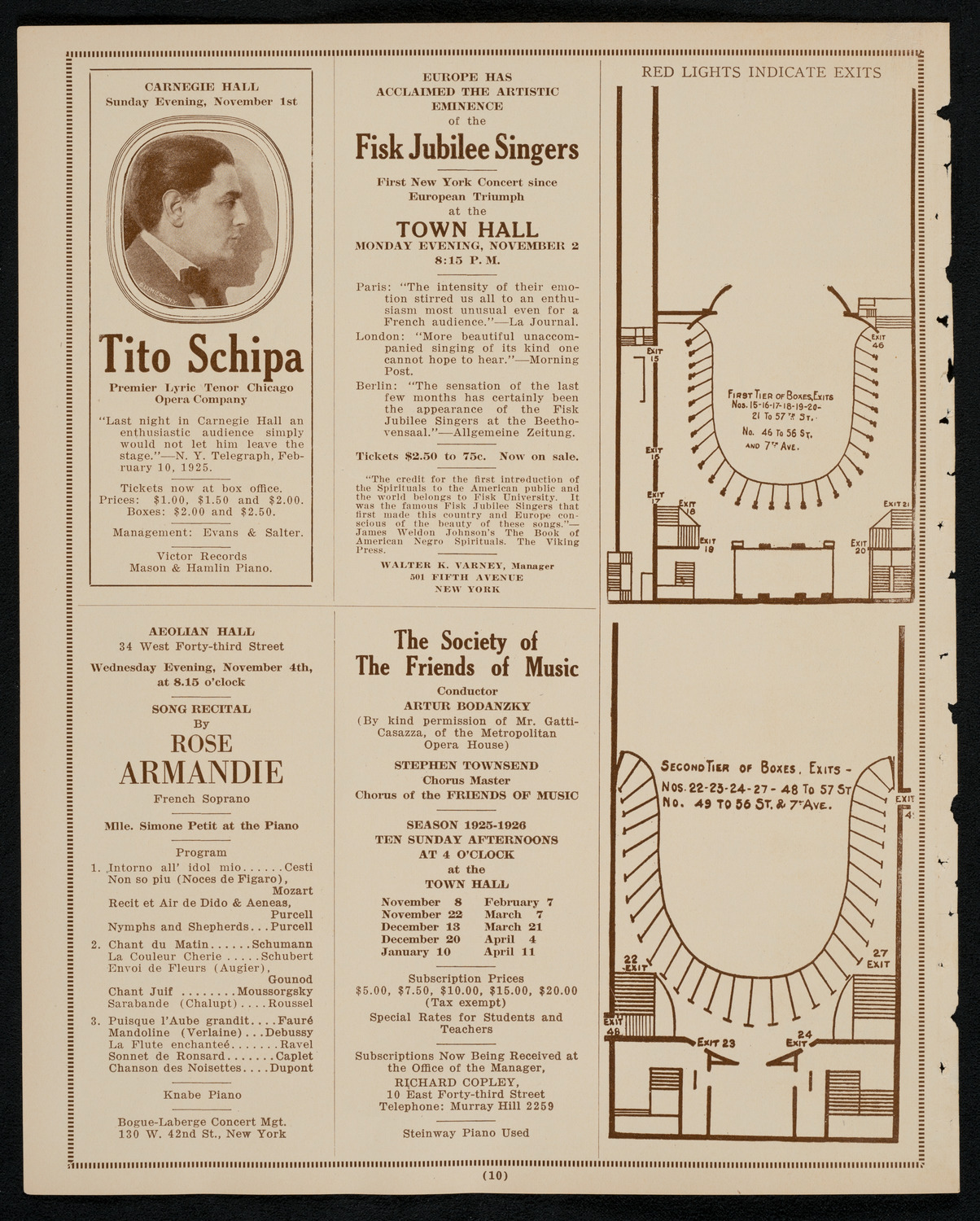 Symphony Concert for Young People, October 31, 1925, program page 10