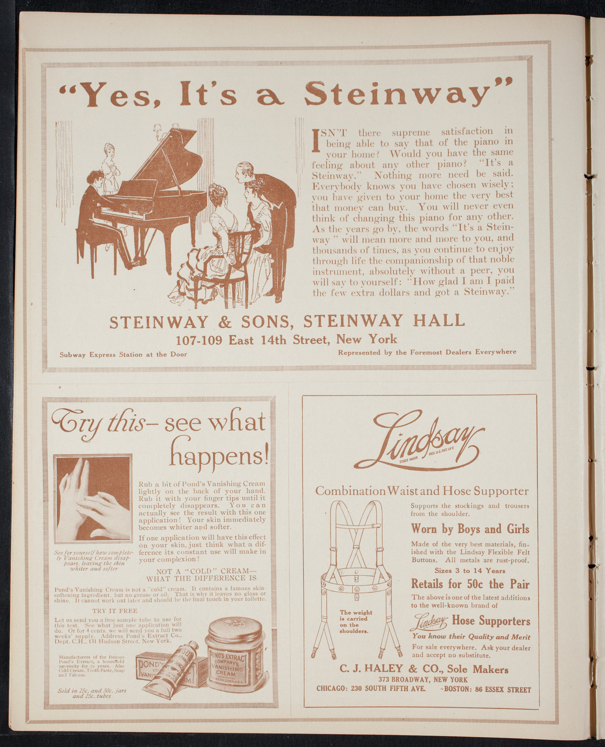 Fashion Show: "Yesterday or To-Morrow", October 8, 1915, program page 4