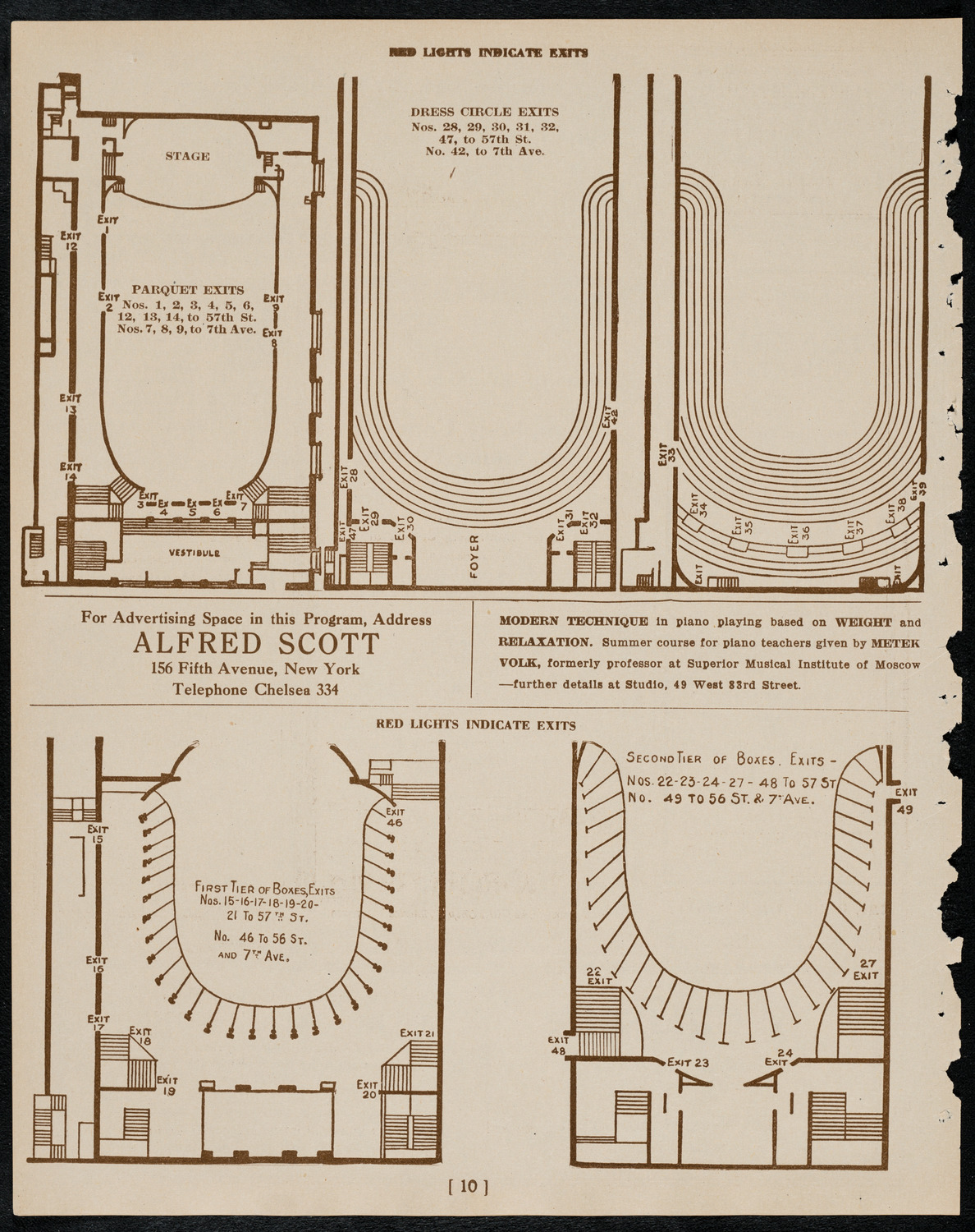 New York Philharmonic, March 30, 1922, program page 10