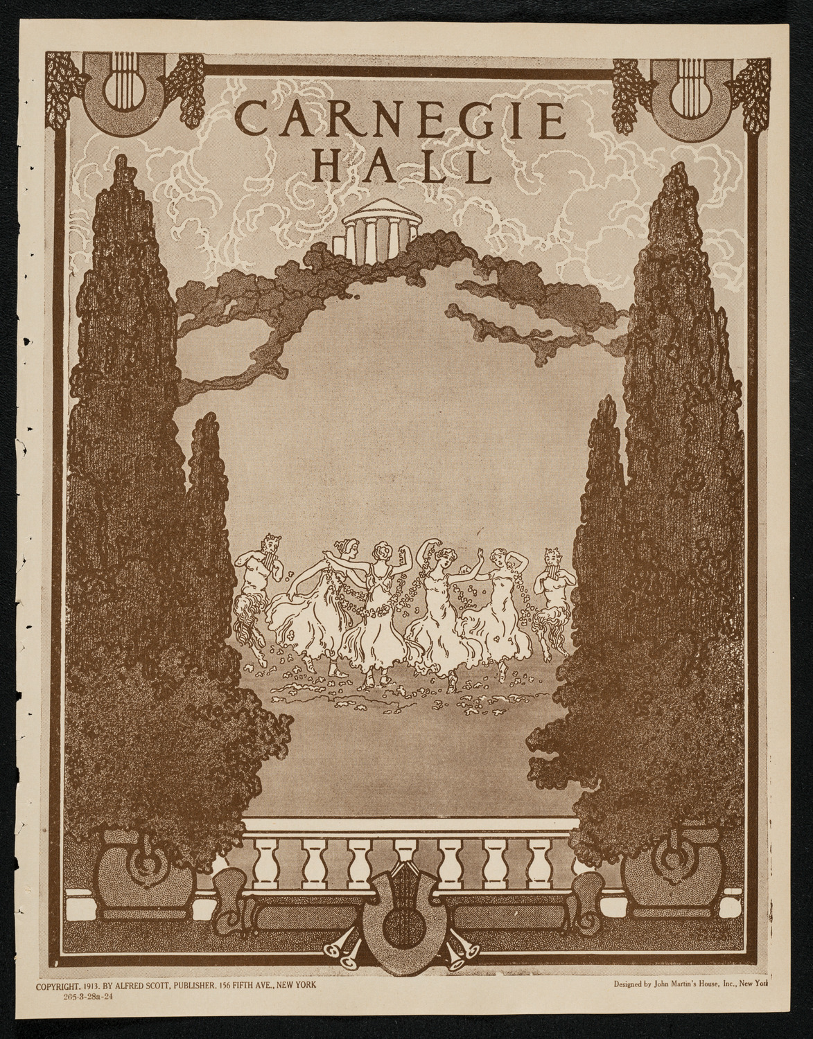New York Philharmonic, March 28, 1924, program page 1