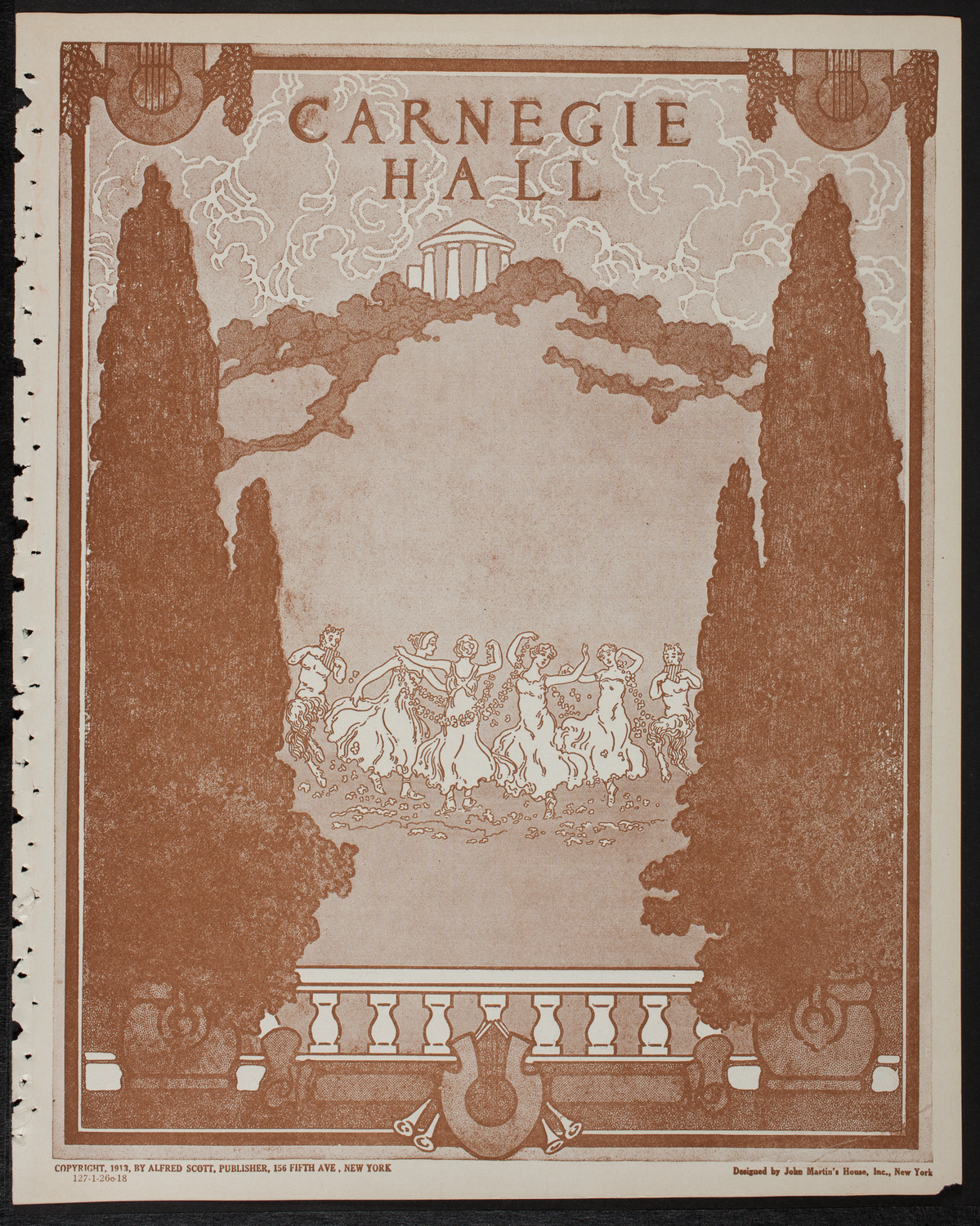 New York Philharmonic, January 26, 1918, program page 1