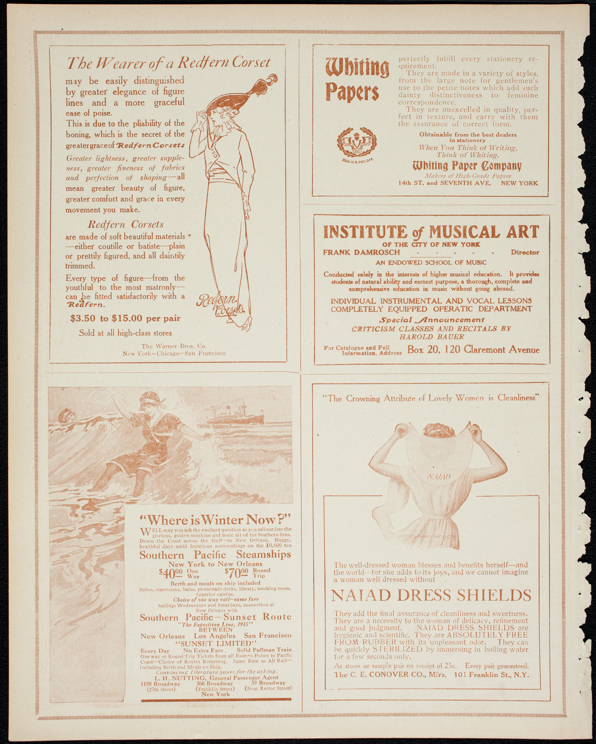Philadelphia Orchestra, January 21, 1914, program page 2