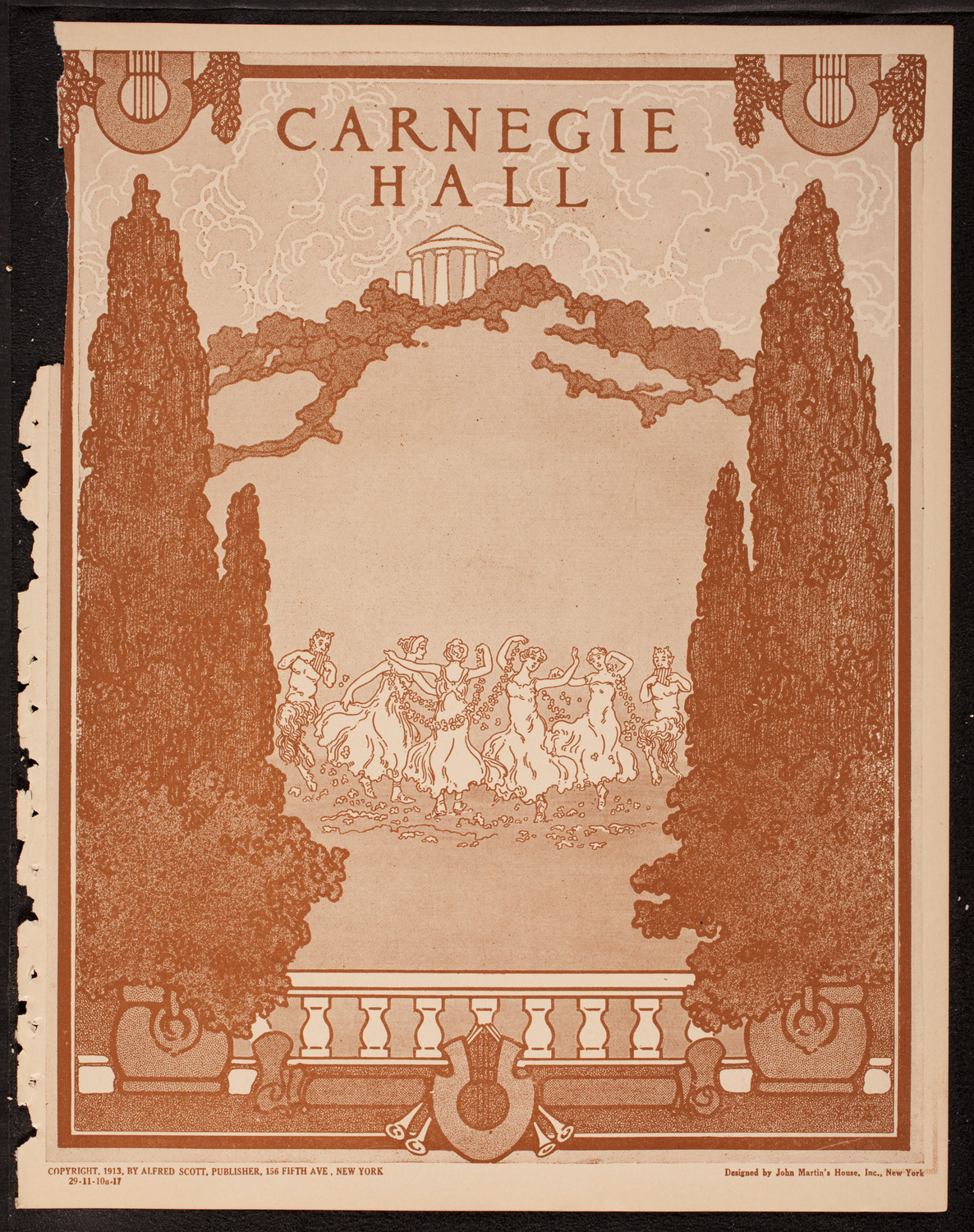 Boston Symphony Orchestra, November 10, 1917, program page 1
