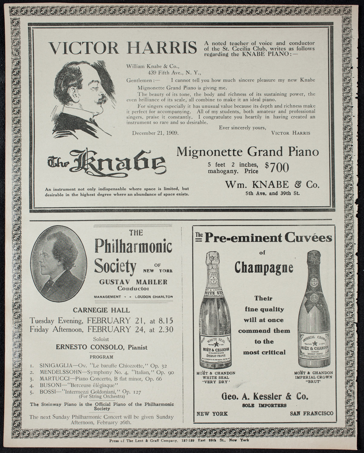 Burton Holmes Travelogue: Passion Play of 1910, February 19, 1911, program page 12