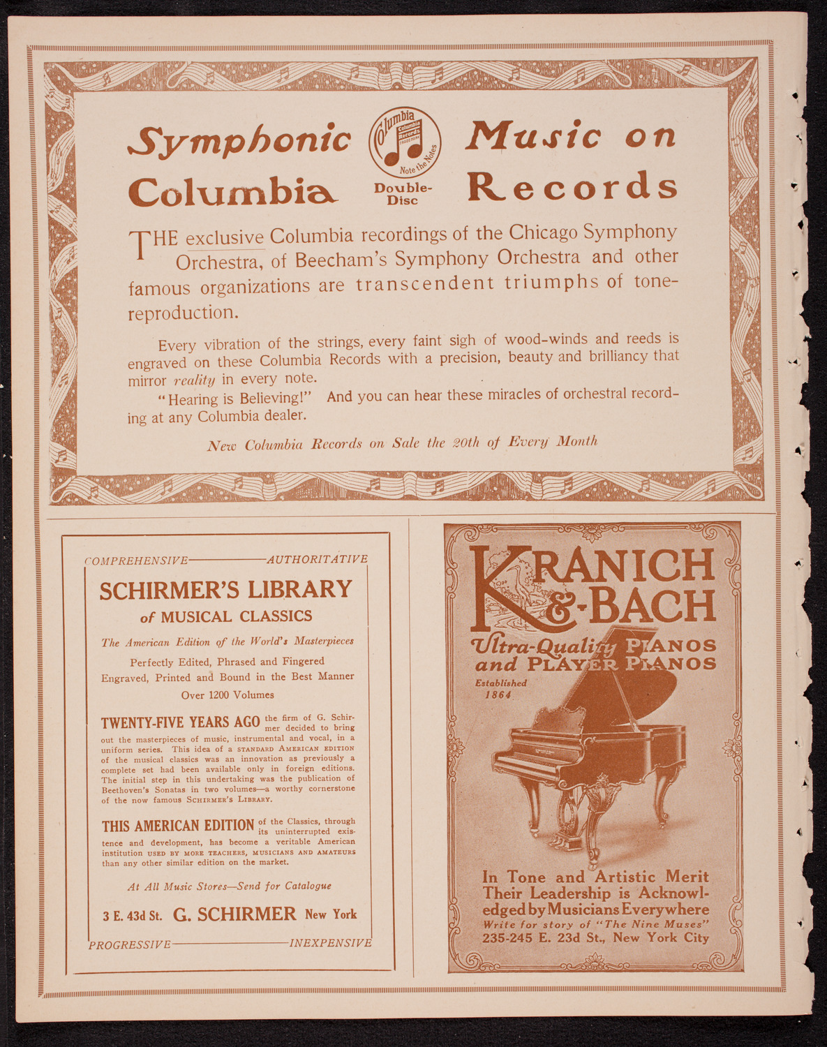Elmendorf Lecture: Mexico, November 6, 1916, program page 6