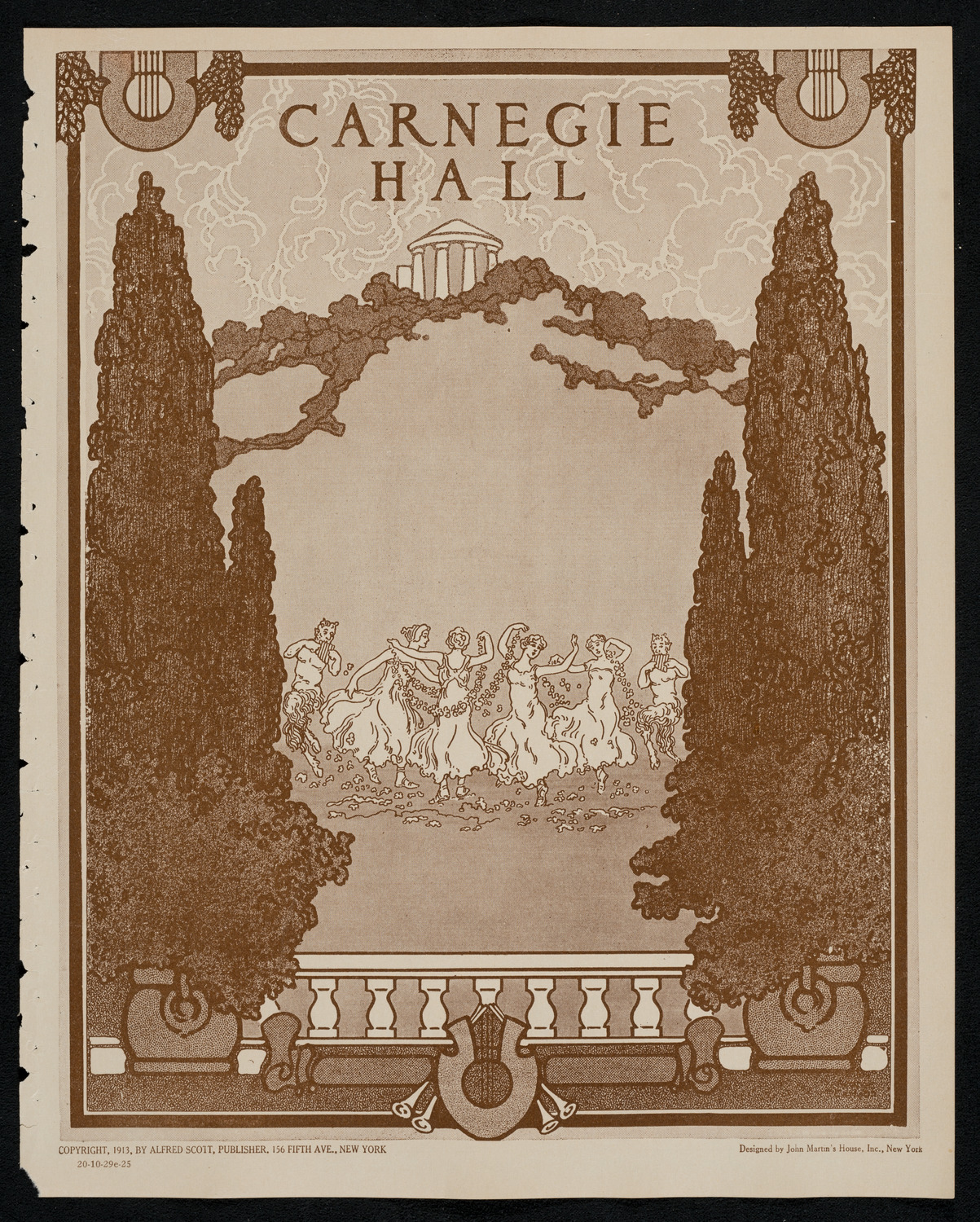 New York Philharmonic, October 29, 1925, program page 1