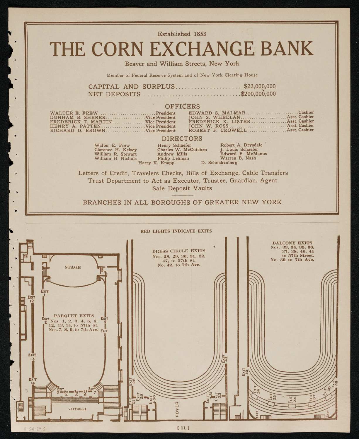 New York Symphony Orchestra, November 6, 1924, program page 11