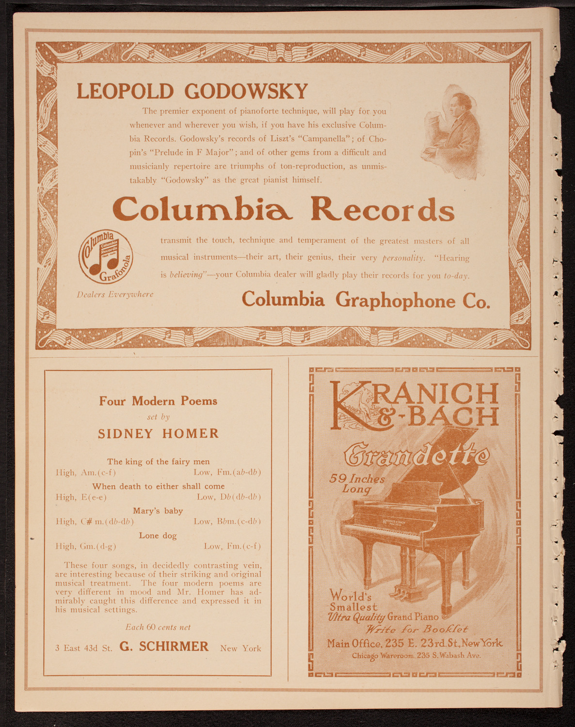 U.S. Navy Band from Great Lakes, Illinois, October 6, 1917, program page 6