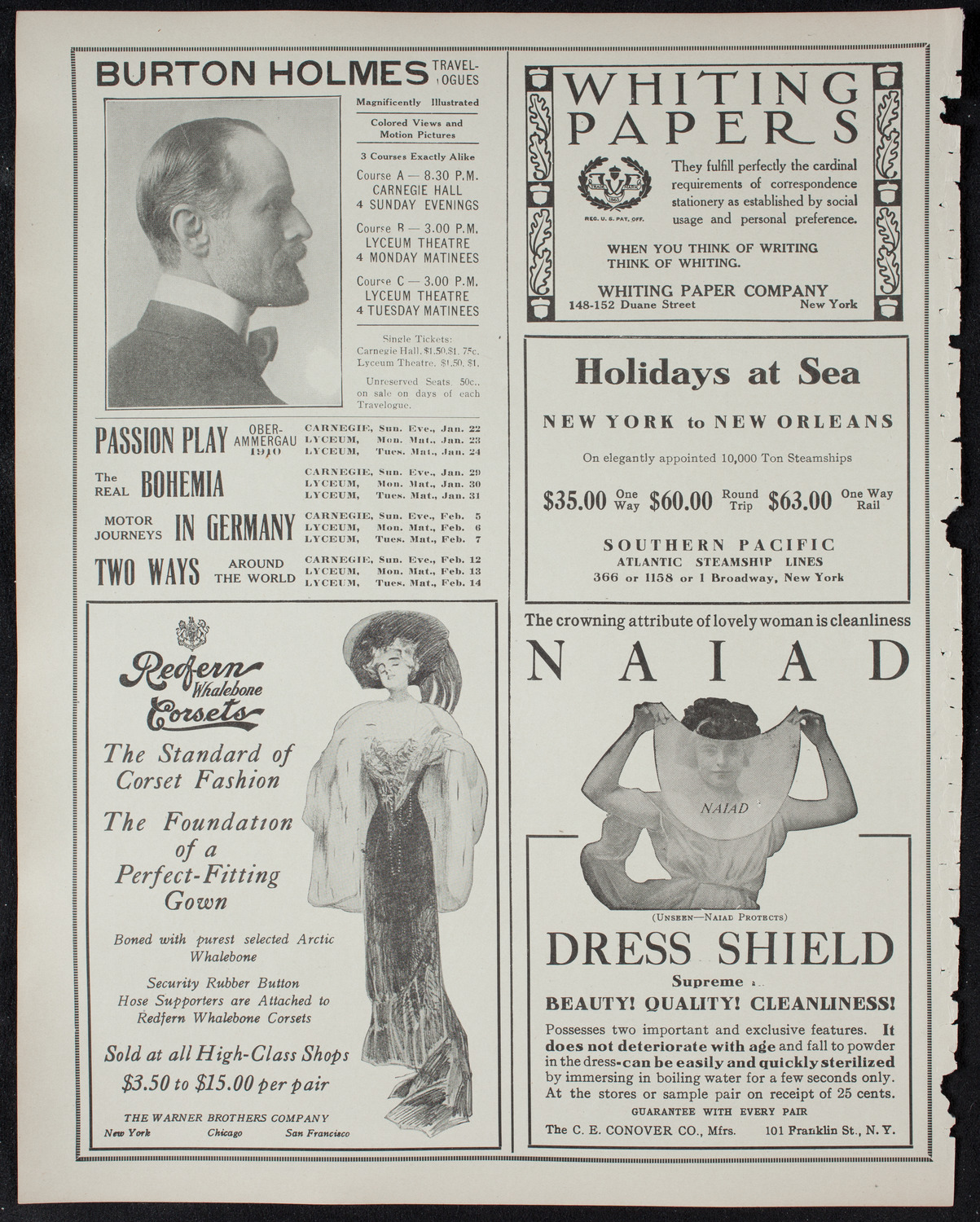 New York Philharmonic, January 17, 1911, program page 2