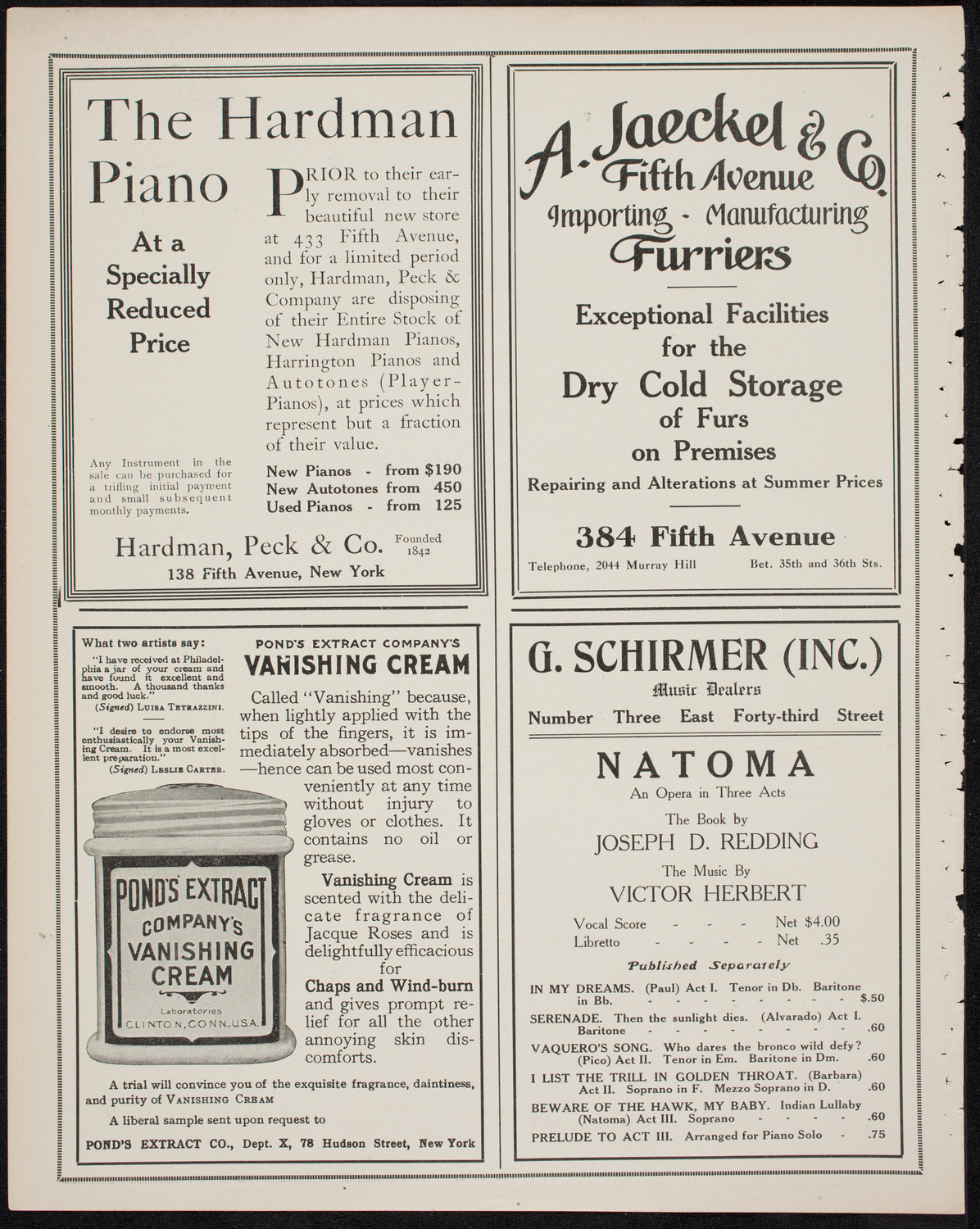 Grand Army of the Republic Memorial Day Exercises, May 30, 1911, program page 8