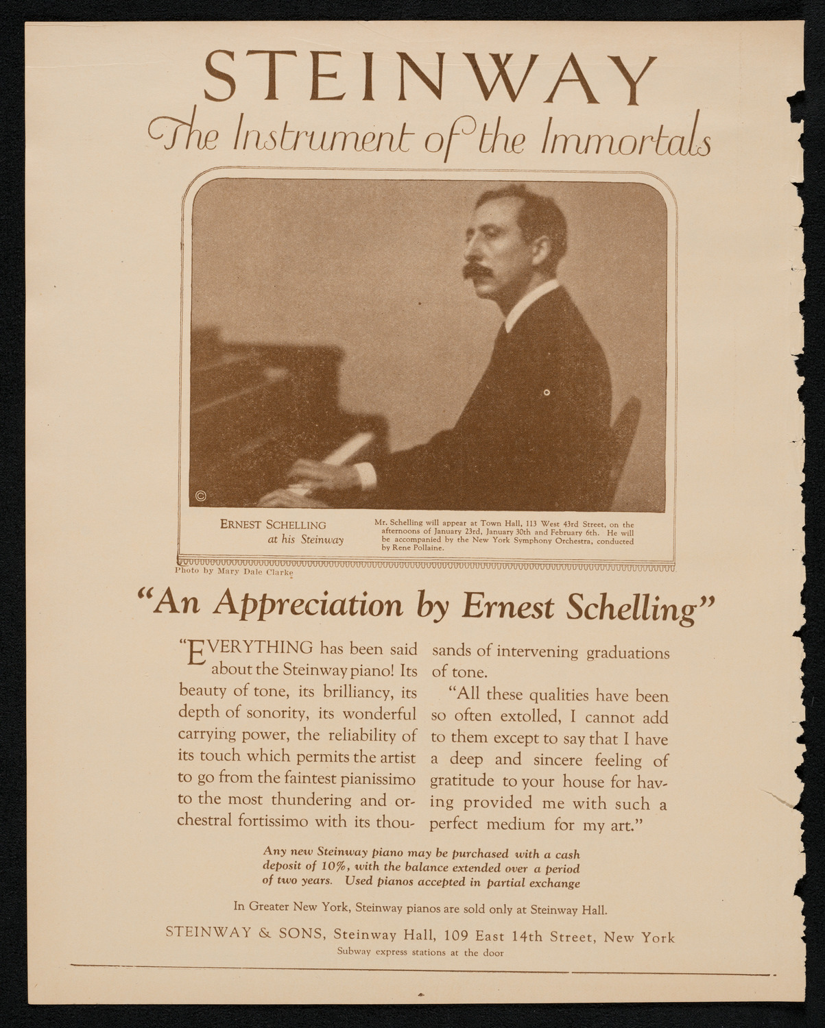 Symphony Concert for Young People, January 27, 1923, program page 4