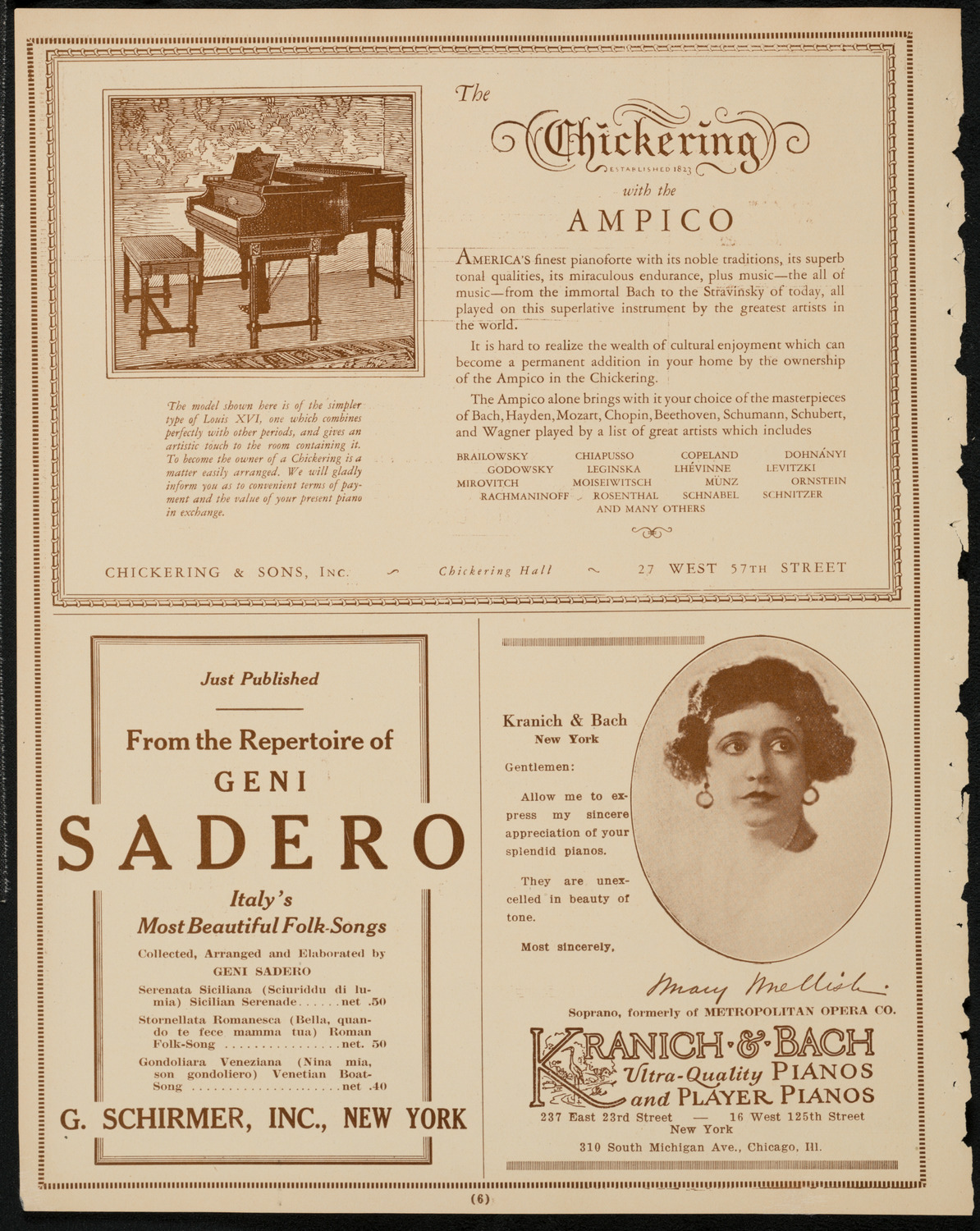 Tuskegee-Hampton Benefit Concert: Songs and Scenes from Dixie, March 23, 1925, program page 6