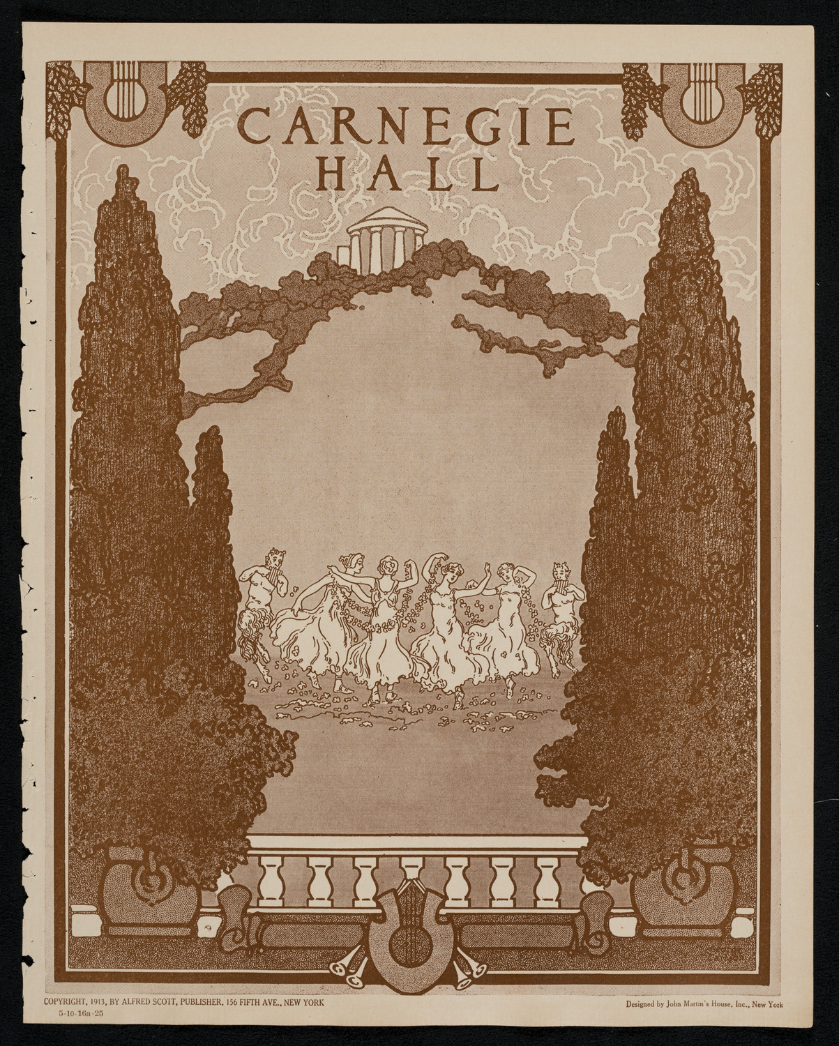 New York Philharmonic, October 16, 1925, program page 1