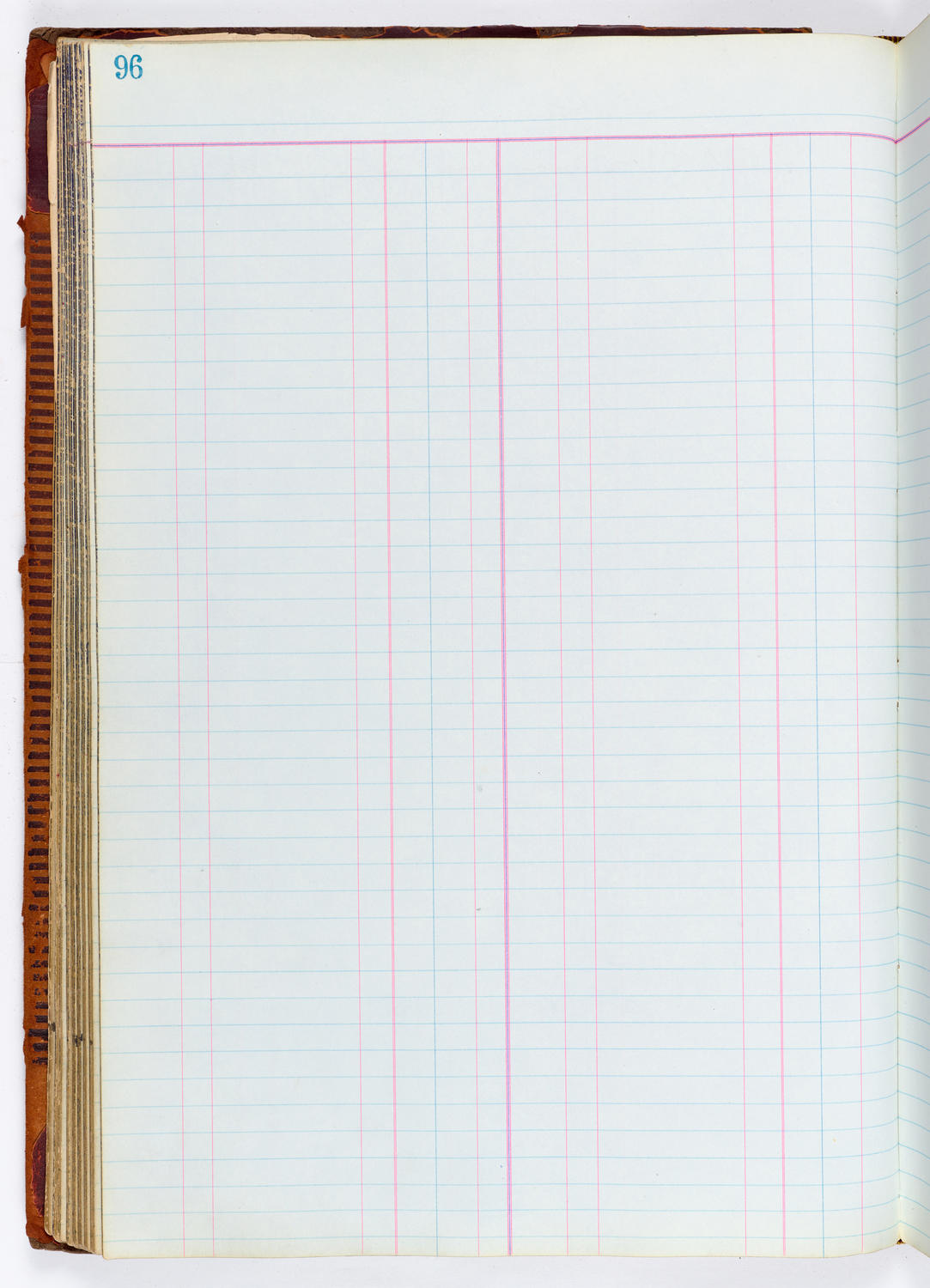 Music Hall Accounting Ledger, volume 1, page 96