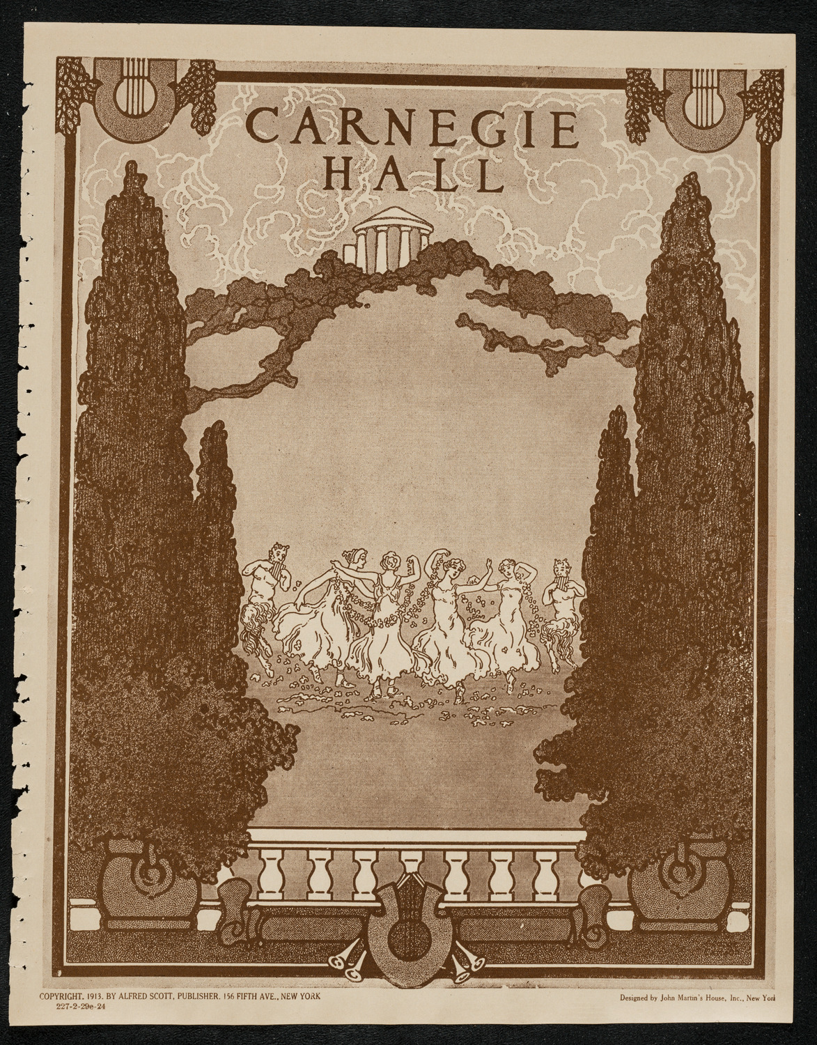 New York Symphony Orchestra, February 29, 1924, program page 1
