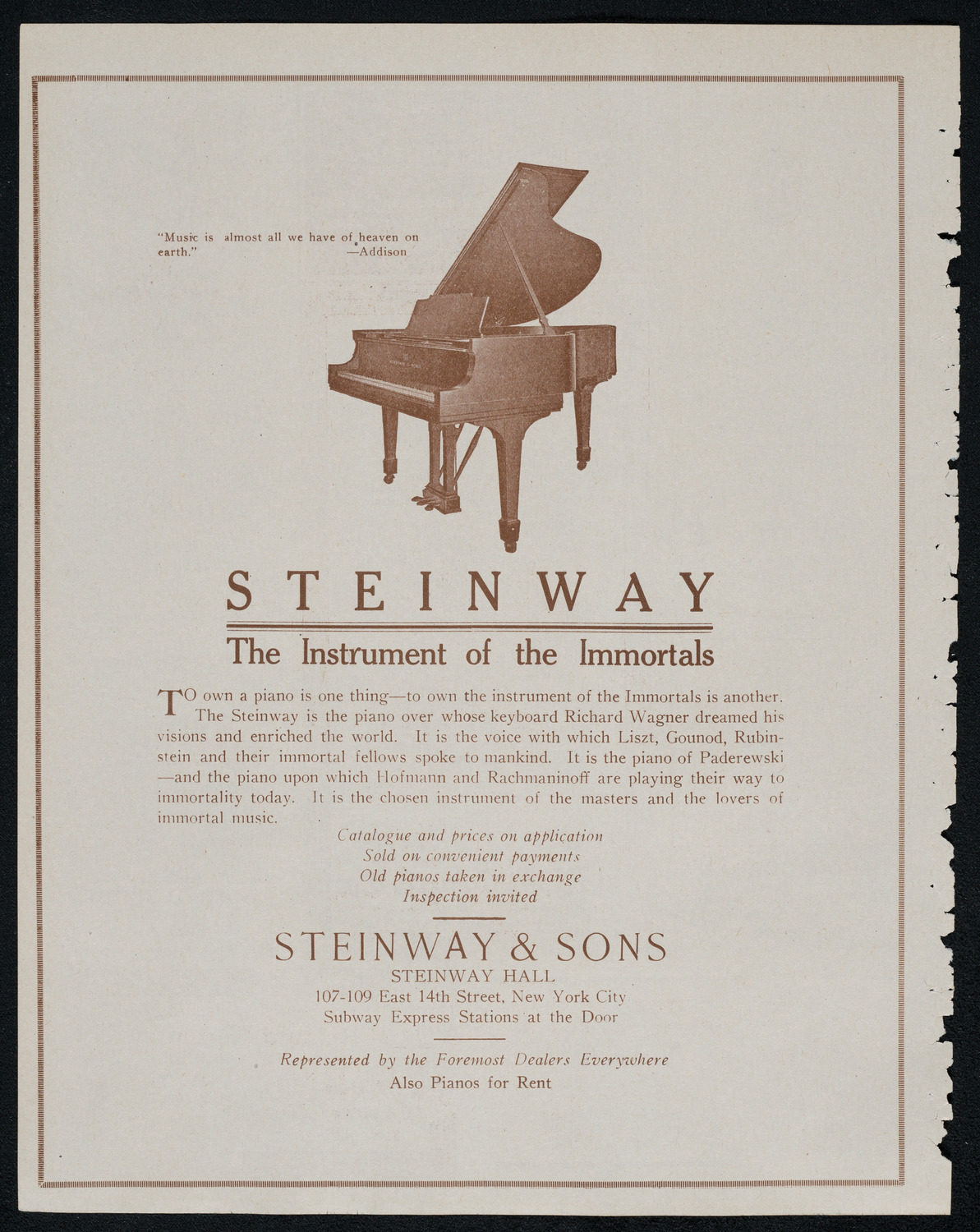 Reinald Werrenrath, Baritone, January 9, 1921, program page 4