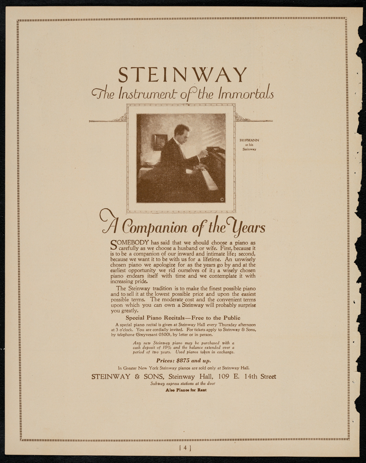 Marguerite White, Soprano, February 24, 1922, program page 4