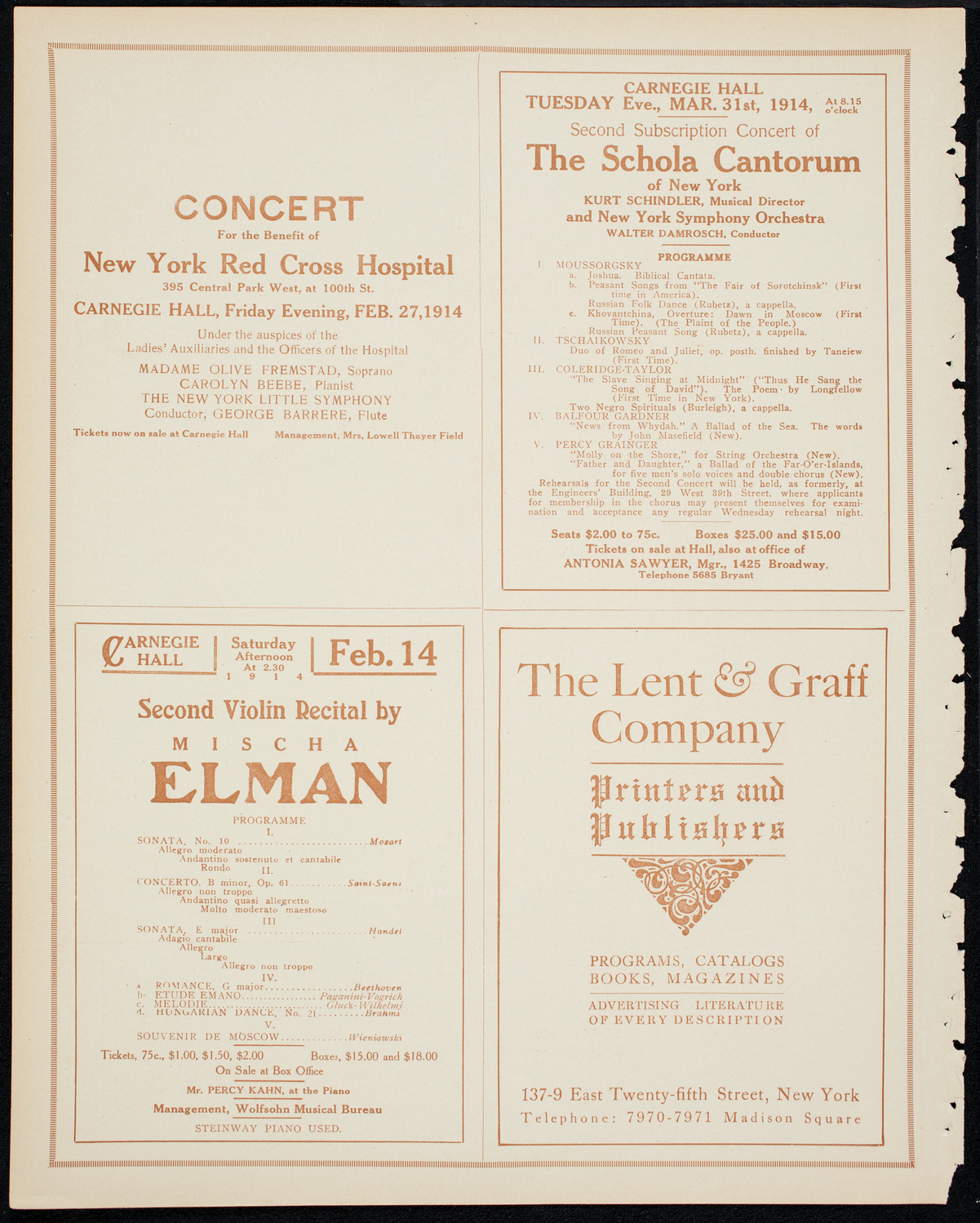 Centenary Celebration of Samuel James Tilden, February 10, 1914, program page 10