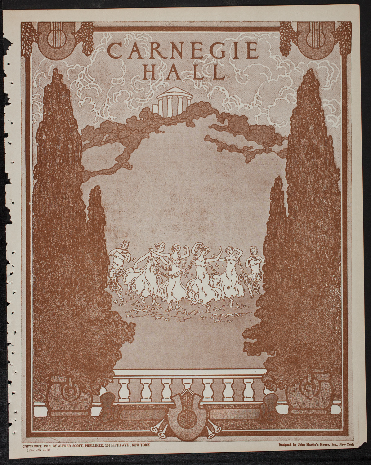 New York Philharmonic, January 25, 1918, program page 1