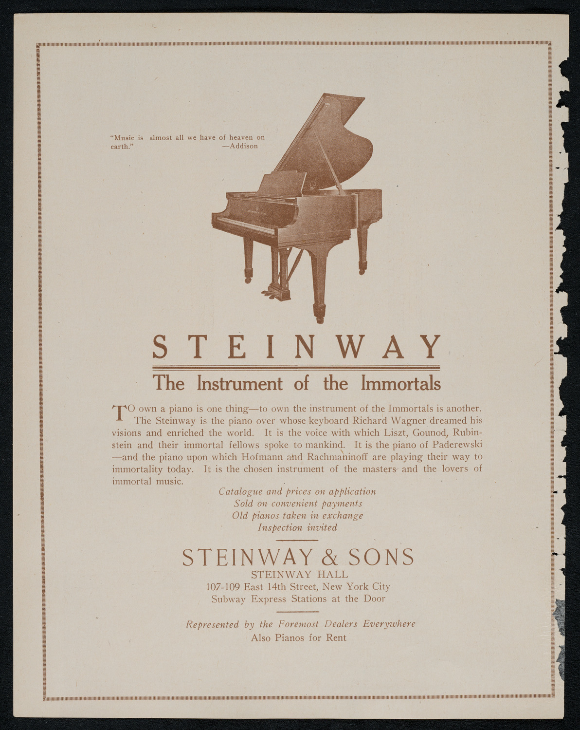 New York Symphony Orchestra, January 6, 1921, program page 4