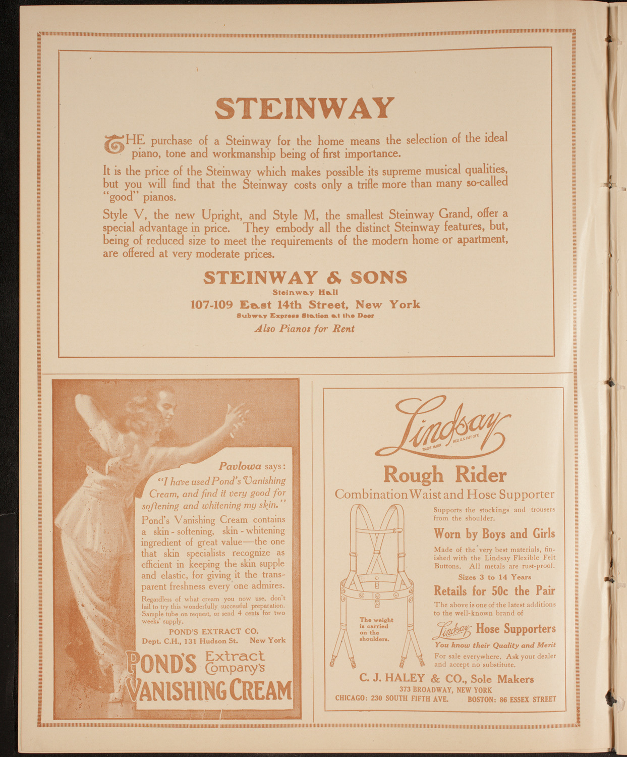 University Glee Club of New York City, January 30, 1915, program page 4