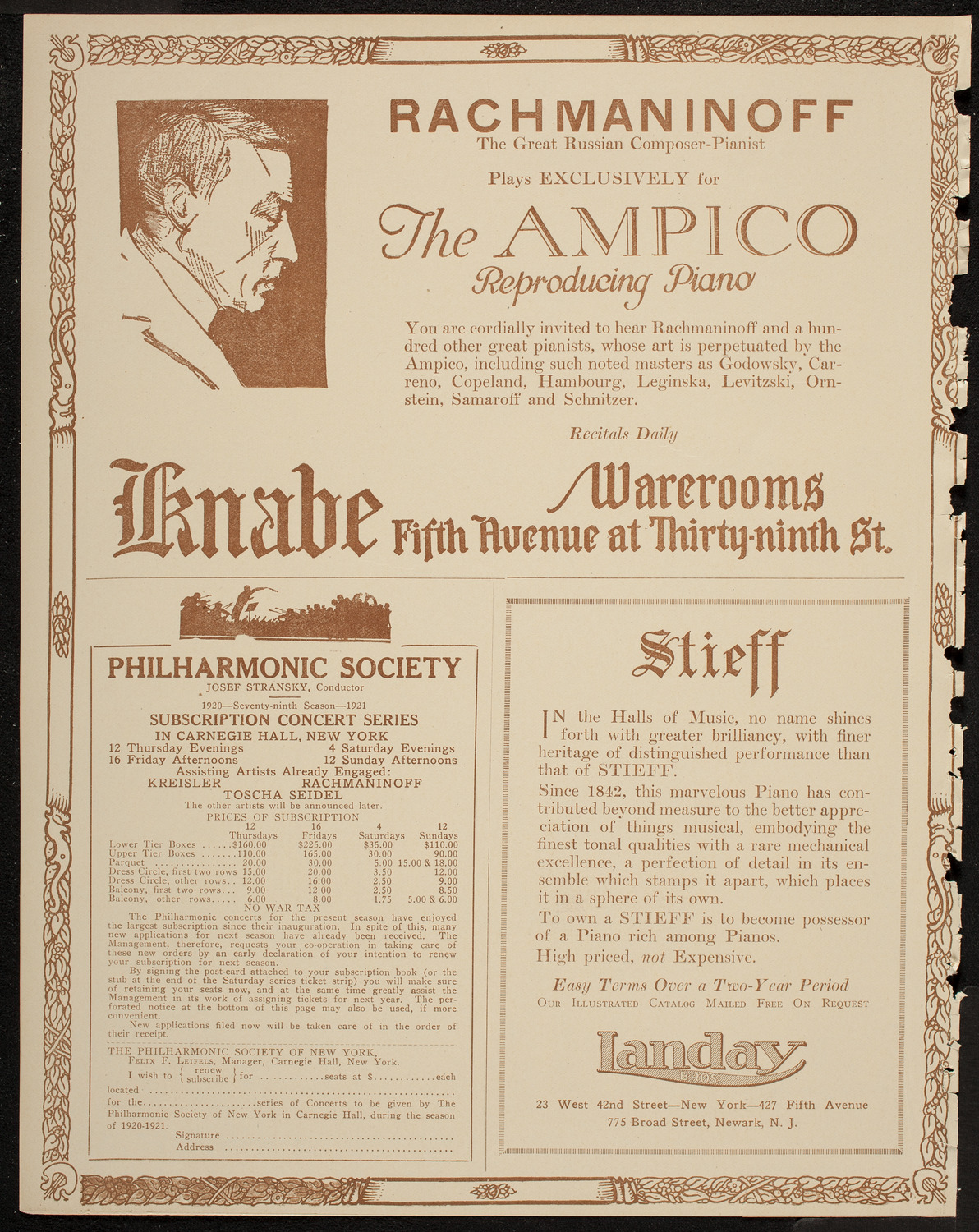 New York Banks' Glee Club, April 10, 1920, program page 12