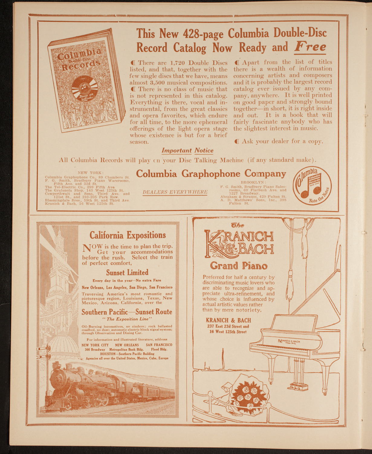 People's Symphony Concert, February 20, 1915, program page 6