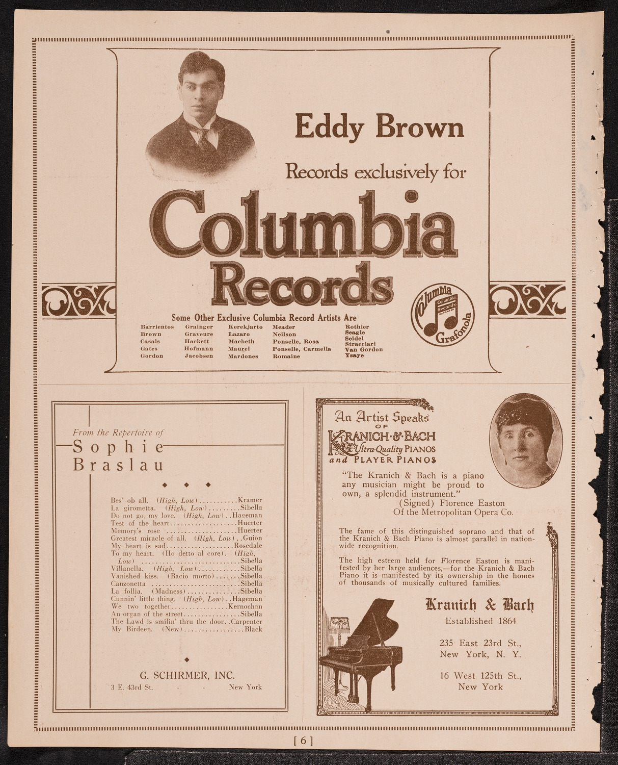John Corigliano, Violin, November 6, 1921, program page 7