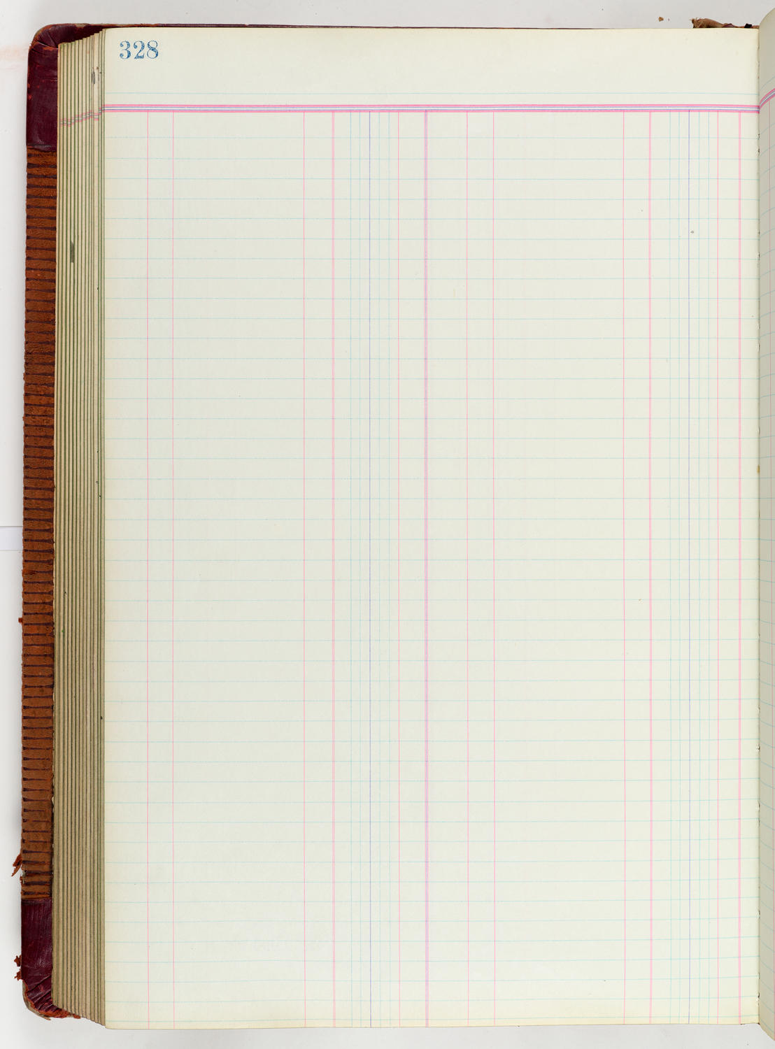 Music Hall Accounting Ledger Journal, volume 6, page 328