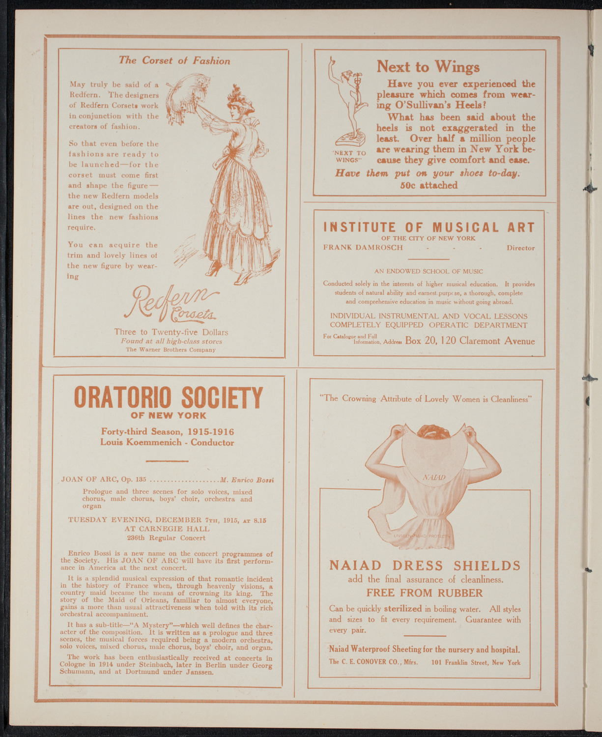 New York Banks' Glee Club, April 10, 1915, program page 2