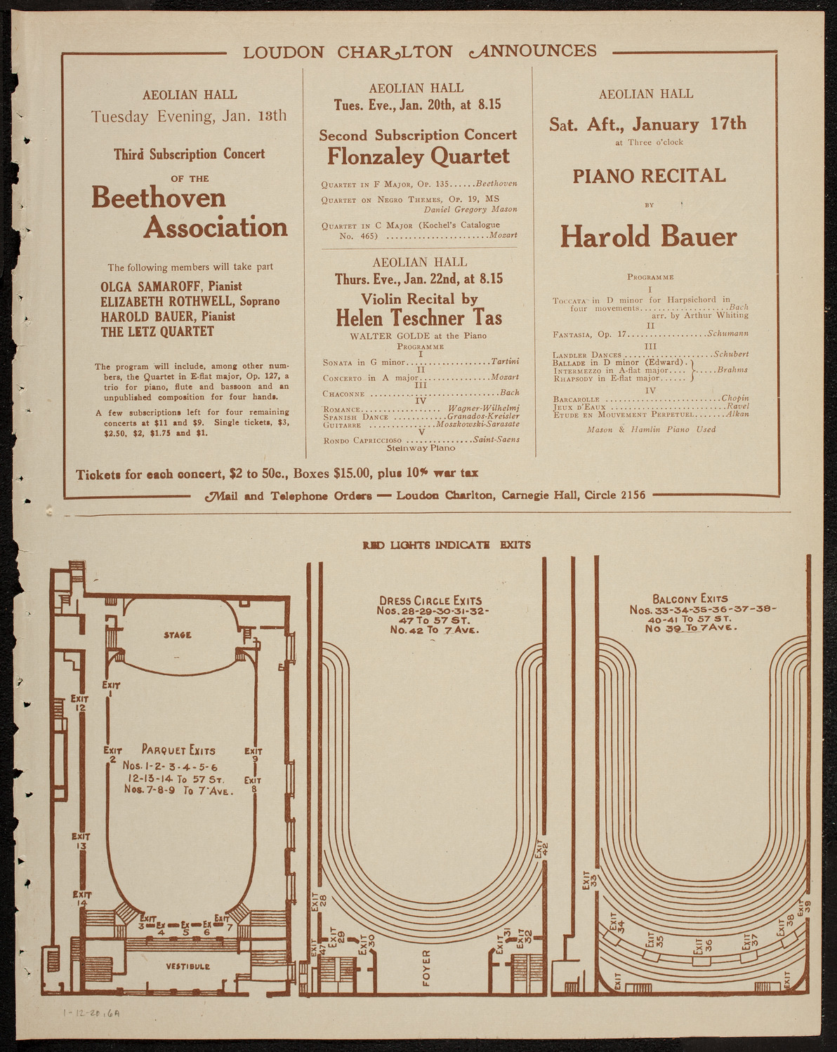 Burton Holmes Travelogue: Belgium, January 12, 1920, program page 11