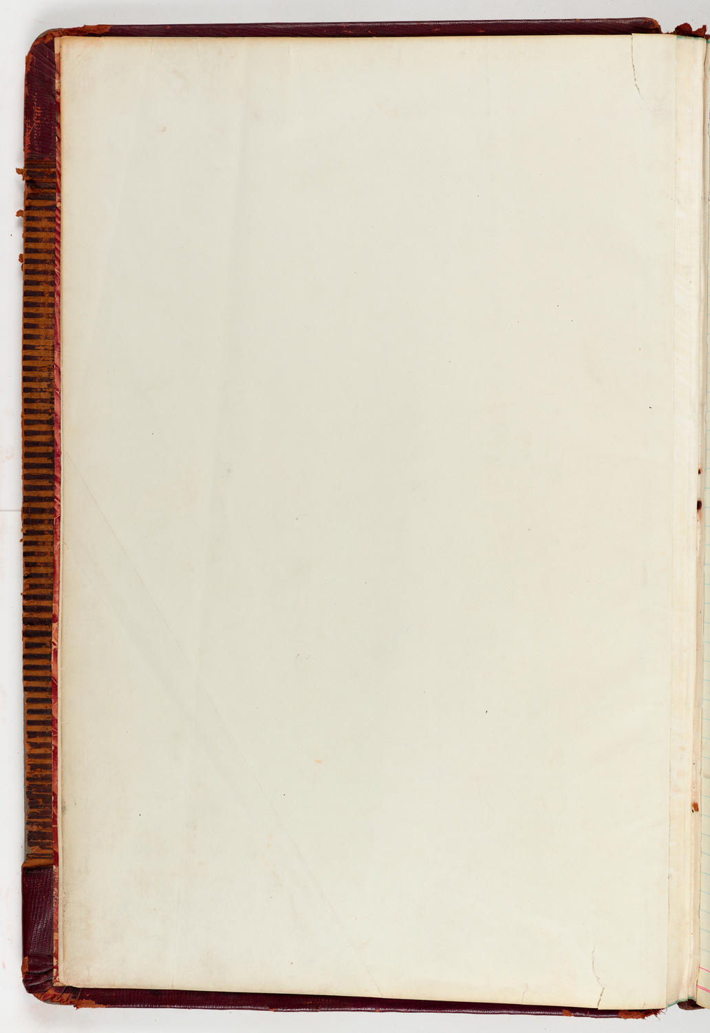 Music Hall Accounting Ledger, volume 5,  front endpage 3