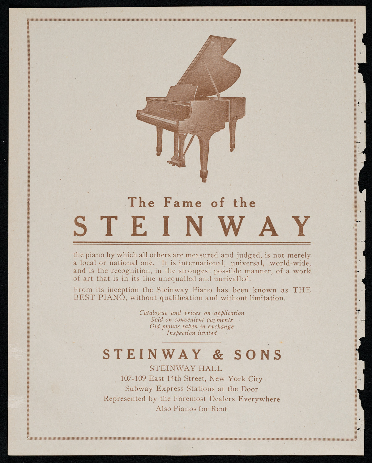 New York Symphony Orchestra, November 12, 1920, program page 4